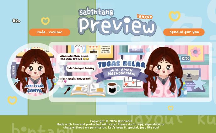 custom layout chibi
