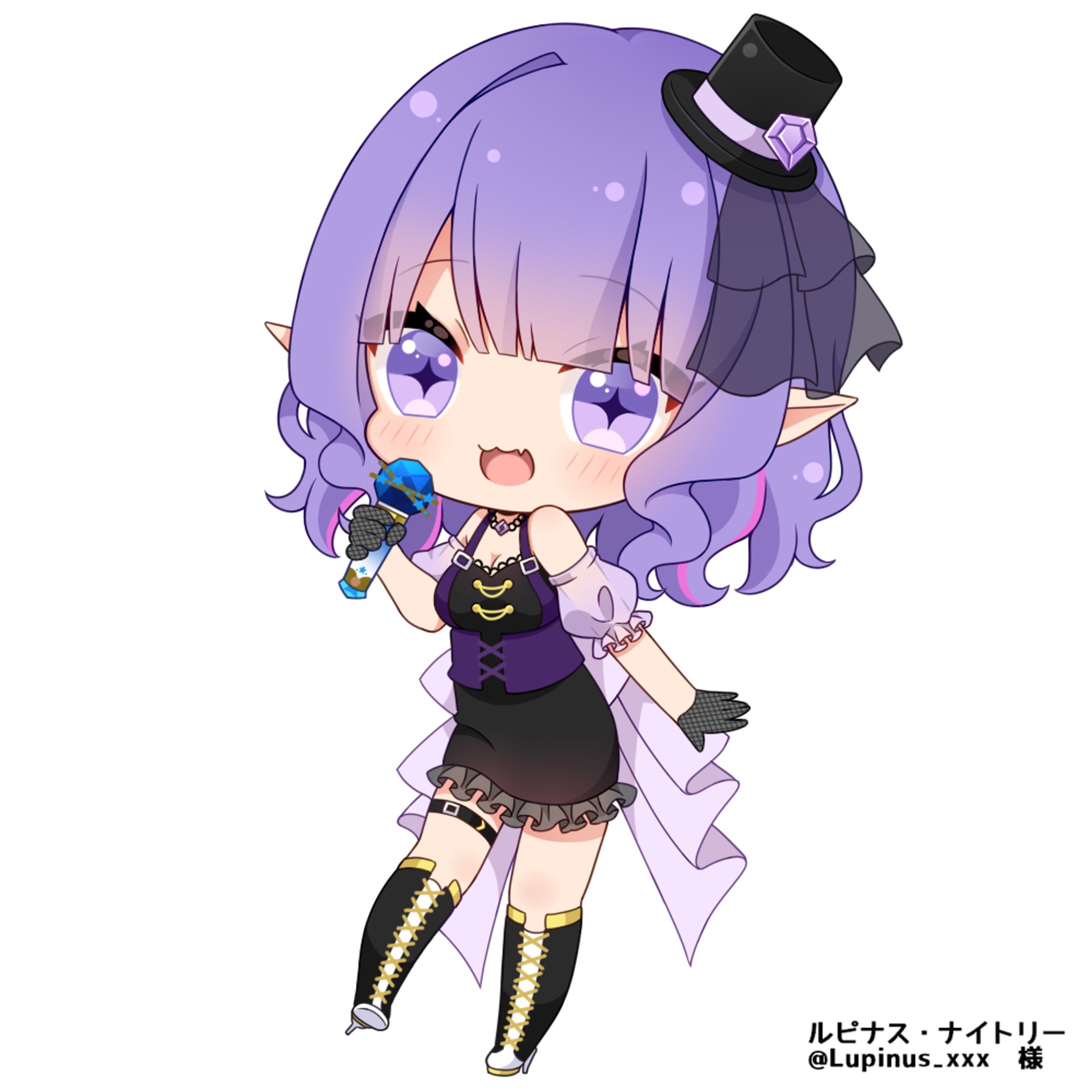 【fans】ルピナス・ナイトリー様　SDイラスト-1