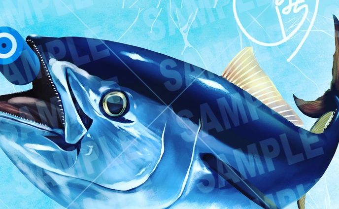 【ポートフォリオ】
ココナラでご依頼いただいておりましたマグロリアルイラストと商品紹介チラシ製作させていただきました！
 ご依頼いただきありがとうございました！ https://coconala.com/services/1906582

#ココナラ 
#イラスト依頼募集中 
#魚
#マグロ
#チラシ作成