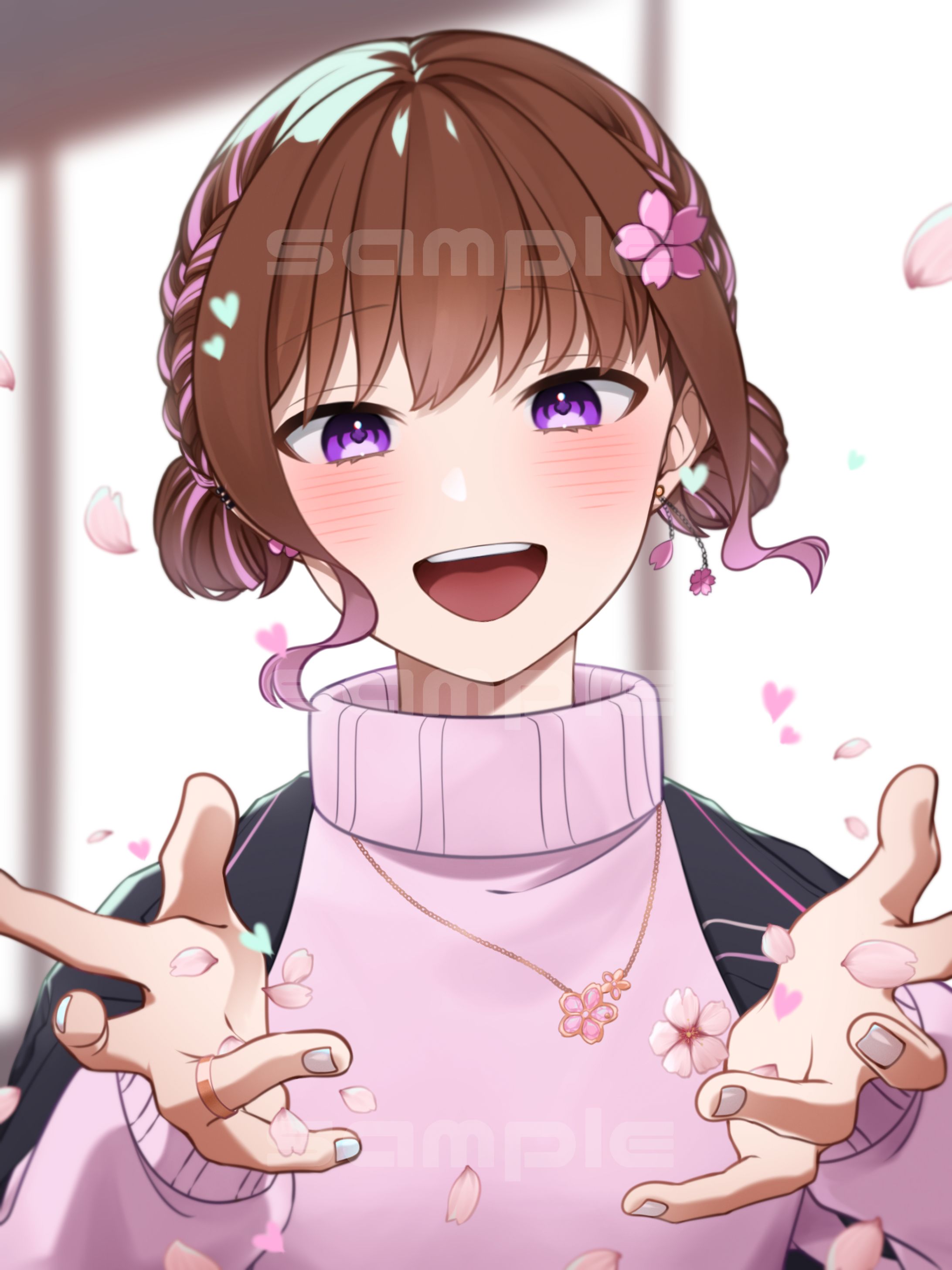 【お仕事】桜咲風菜様 雑誌表紙用-1