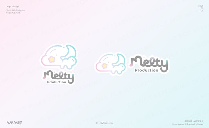 MeltyProduction様　ロゴ