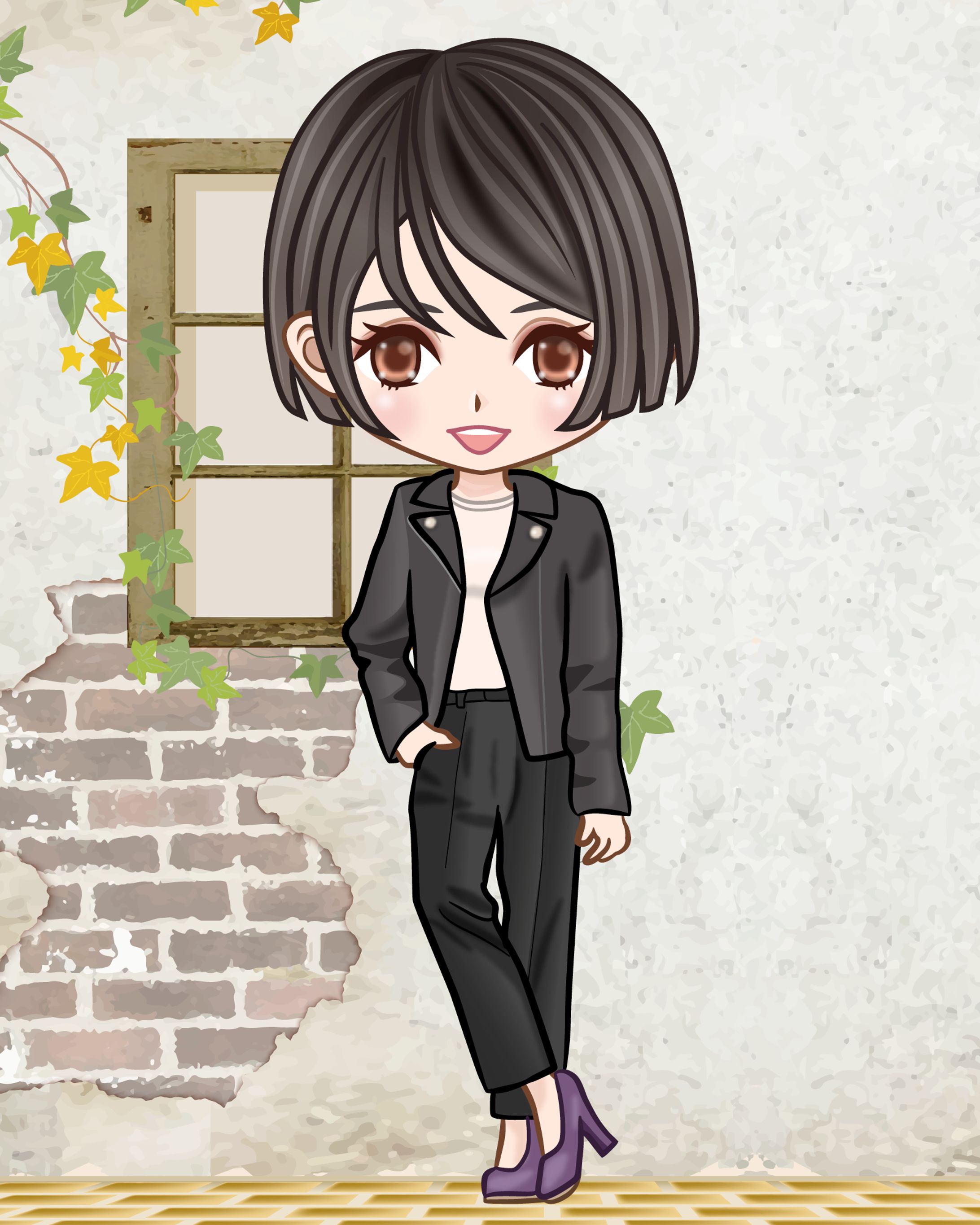 カジュアルロックファッション-1