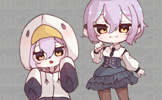 ミニキャライラスト　鯔澄いな