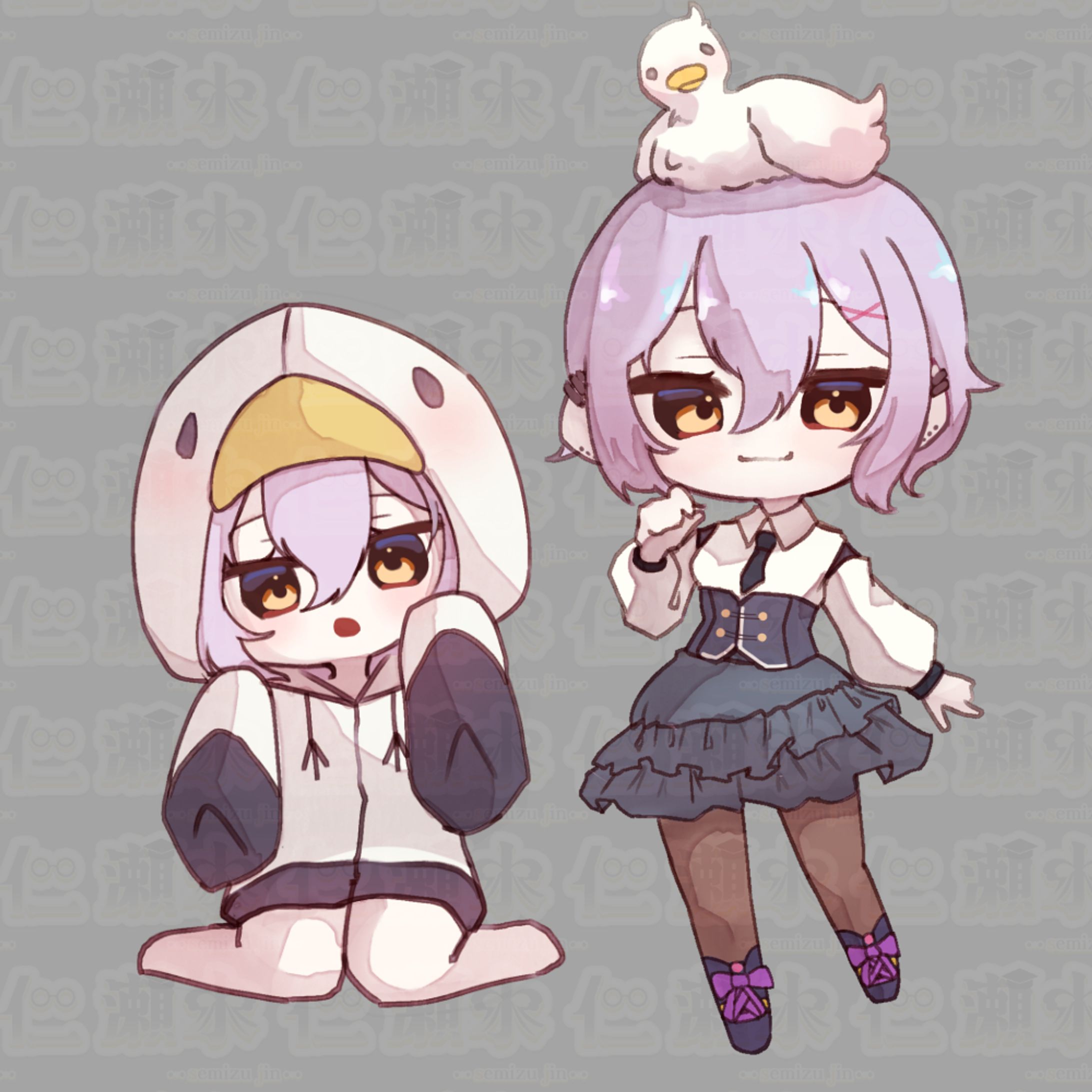 ミニキャライラスト　鯔澄いな-1