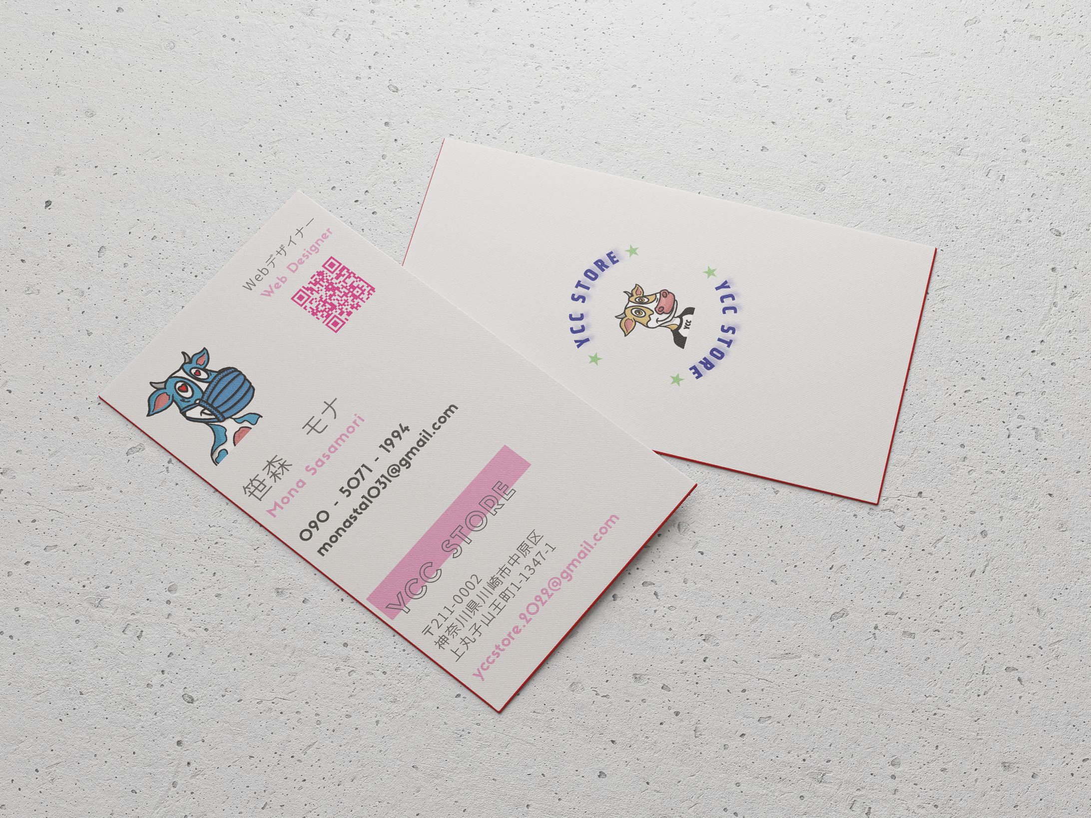 【名刺】YCC Store Business card-1