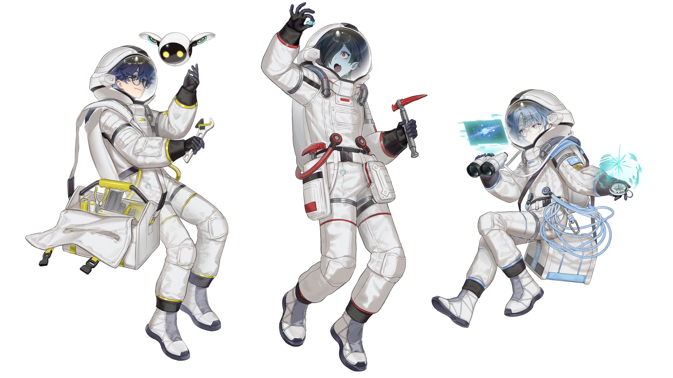 TRPG配信用立ち絵 クトゥルフ神話TRPG 『星を結わう船』-1
