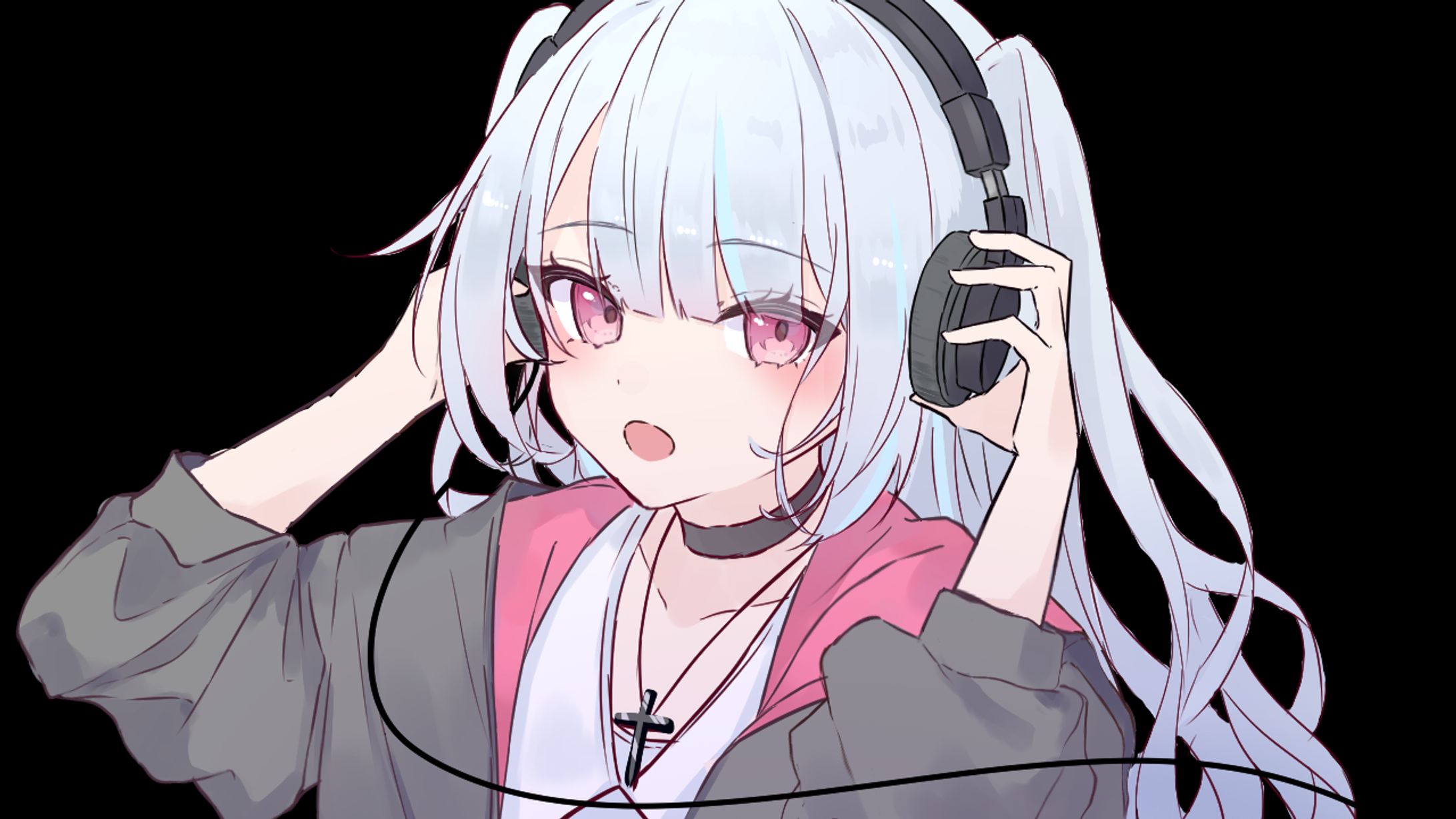 歌ってみたイラスト（表情差分アリ）-1