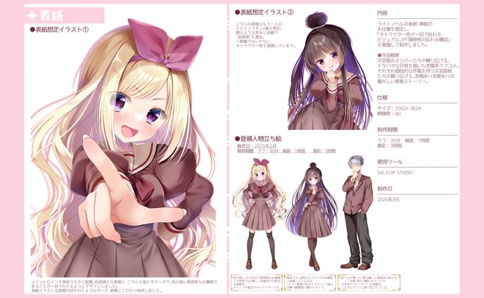 ラノベ想定イラスト