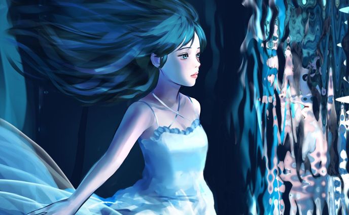 イラスト、digital fusion