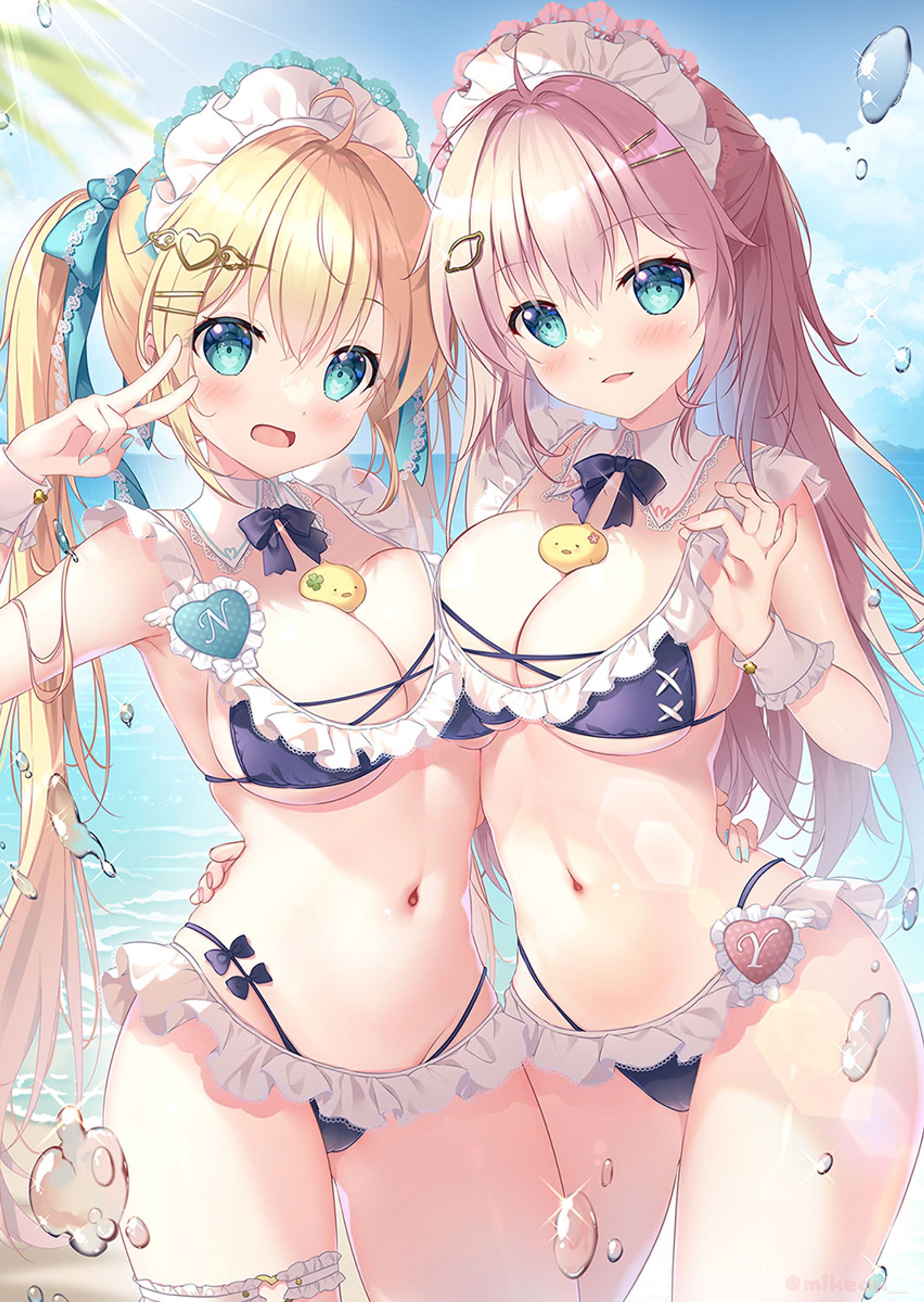 DMMスクラッチ！みけおう「夏の看板娘ちゃん」-1