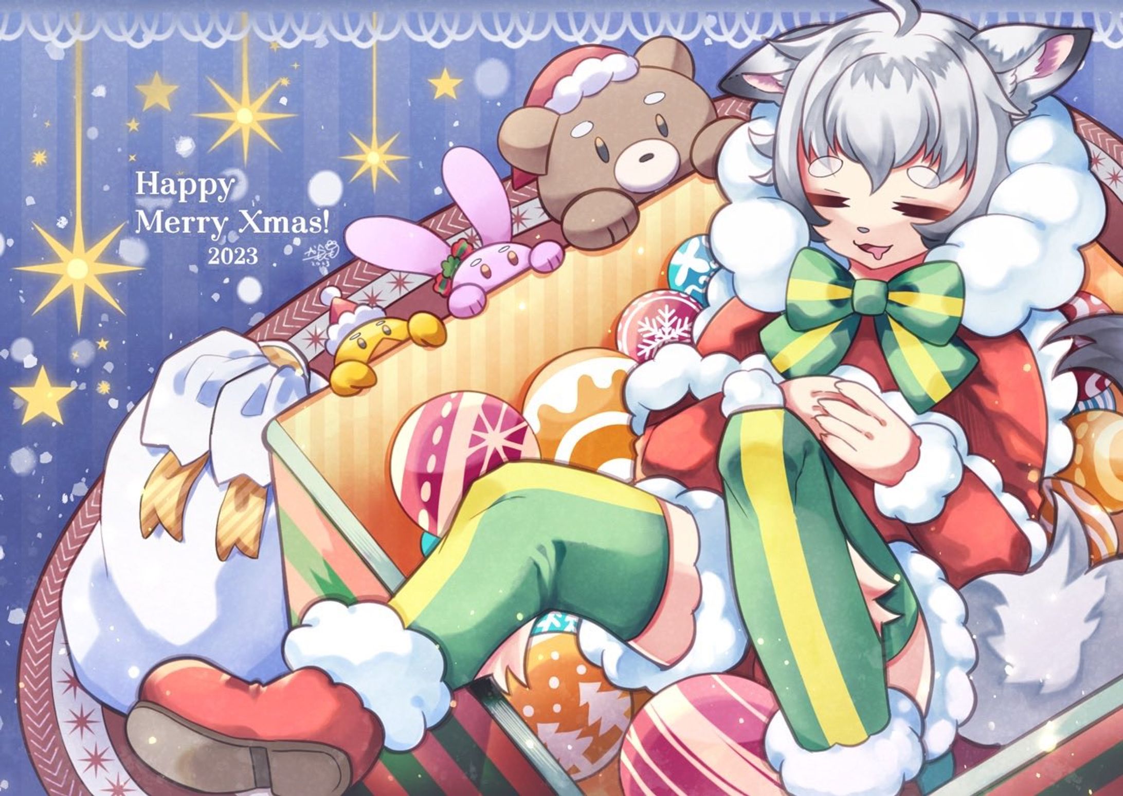 2023年クリスマスイラスト-1