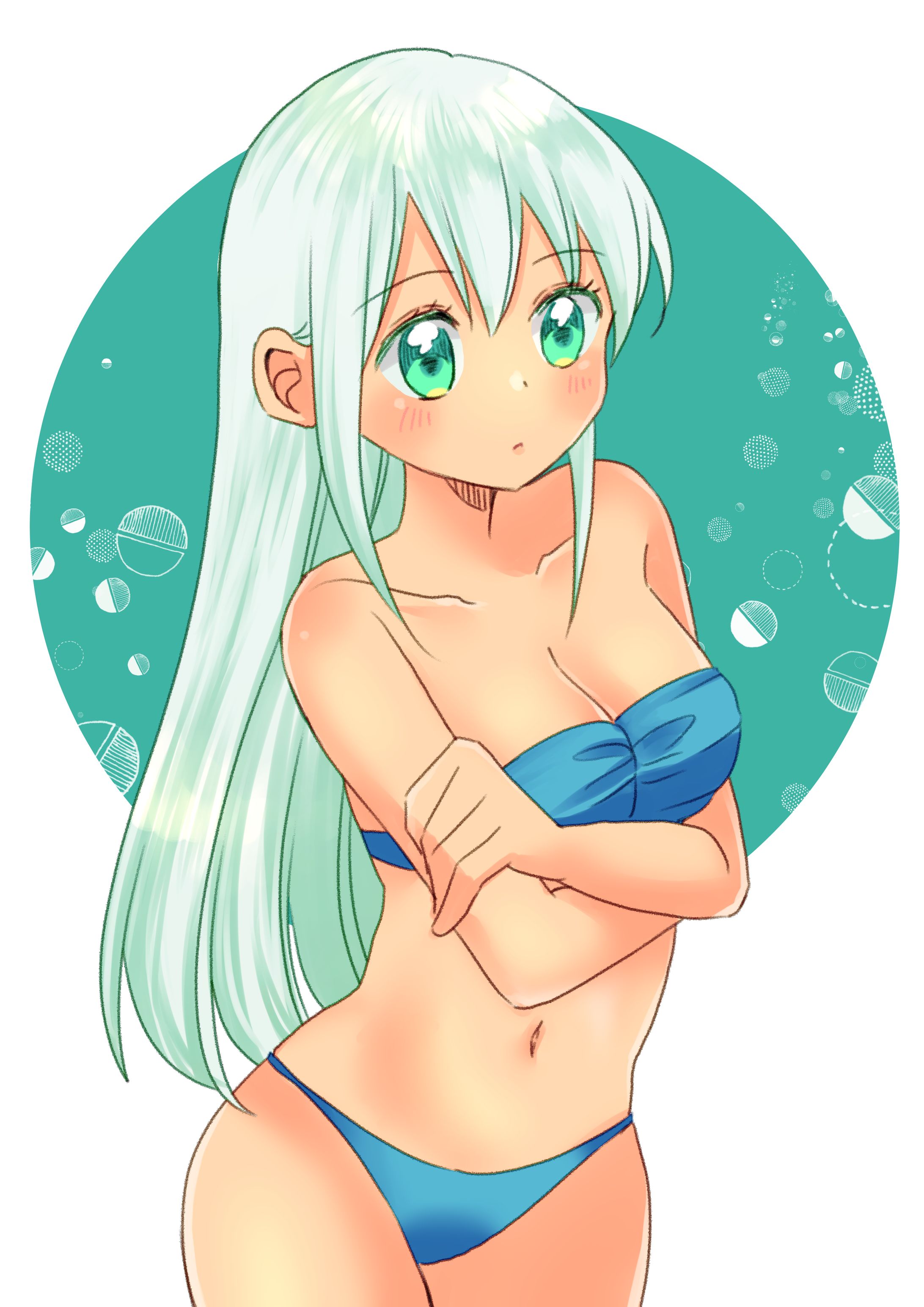 水着の少女-1