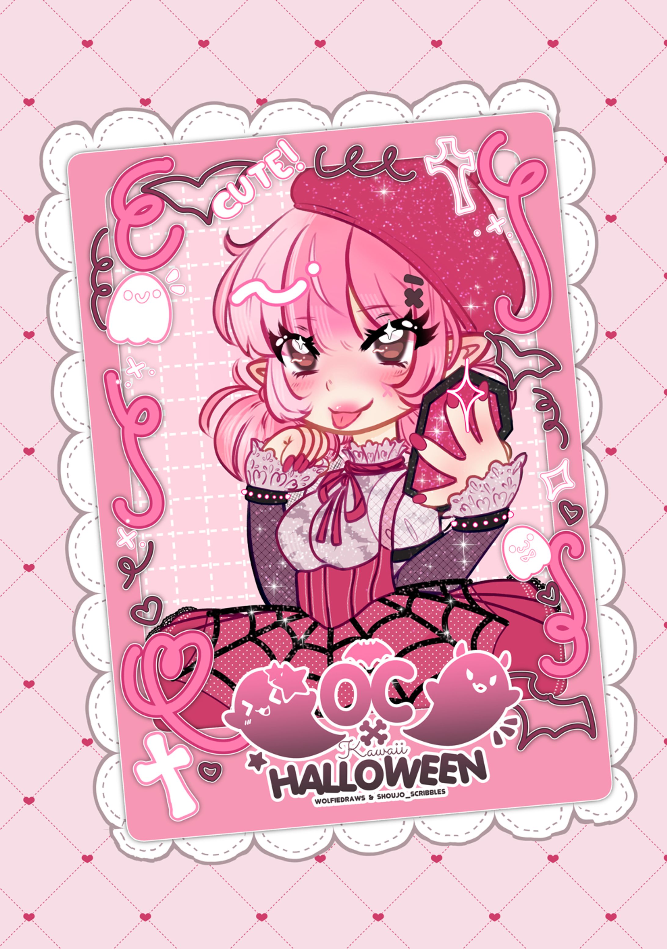 COLLAB - OC x Kawaii Halloween - Vampire-1