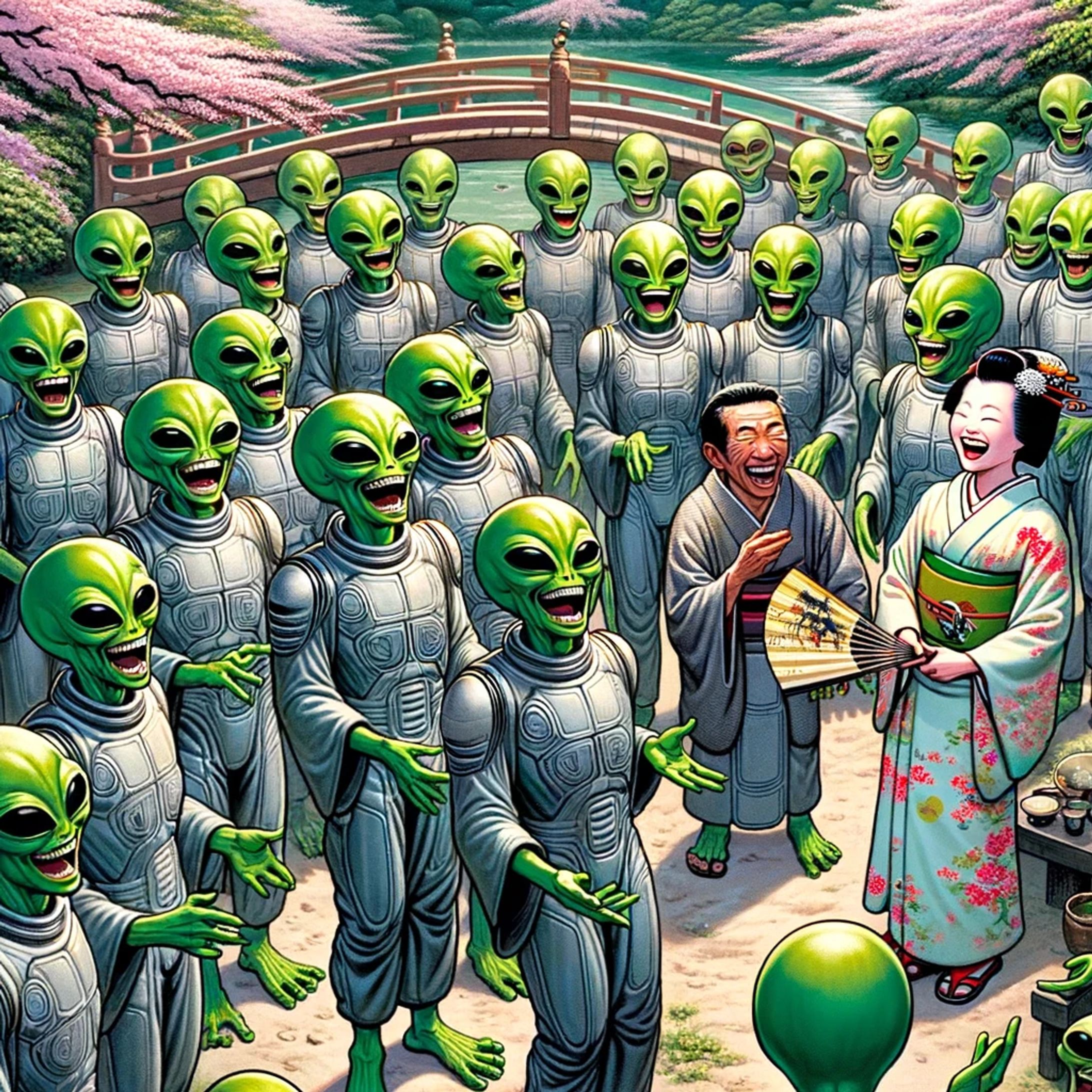 AIによる日本人と宇宙人-1