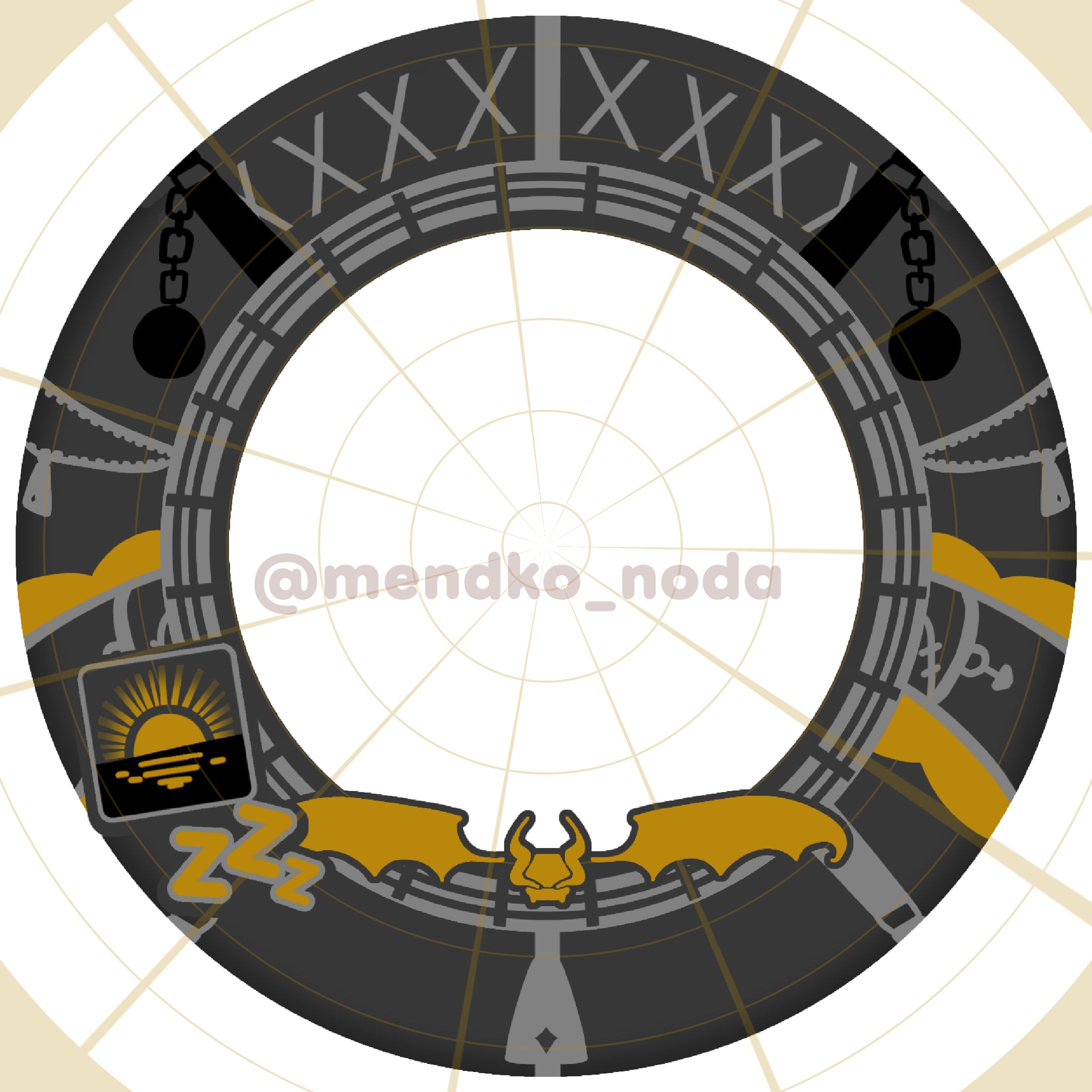 朝寝 遊夜様(アイコンリング)-1