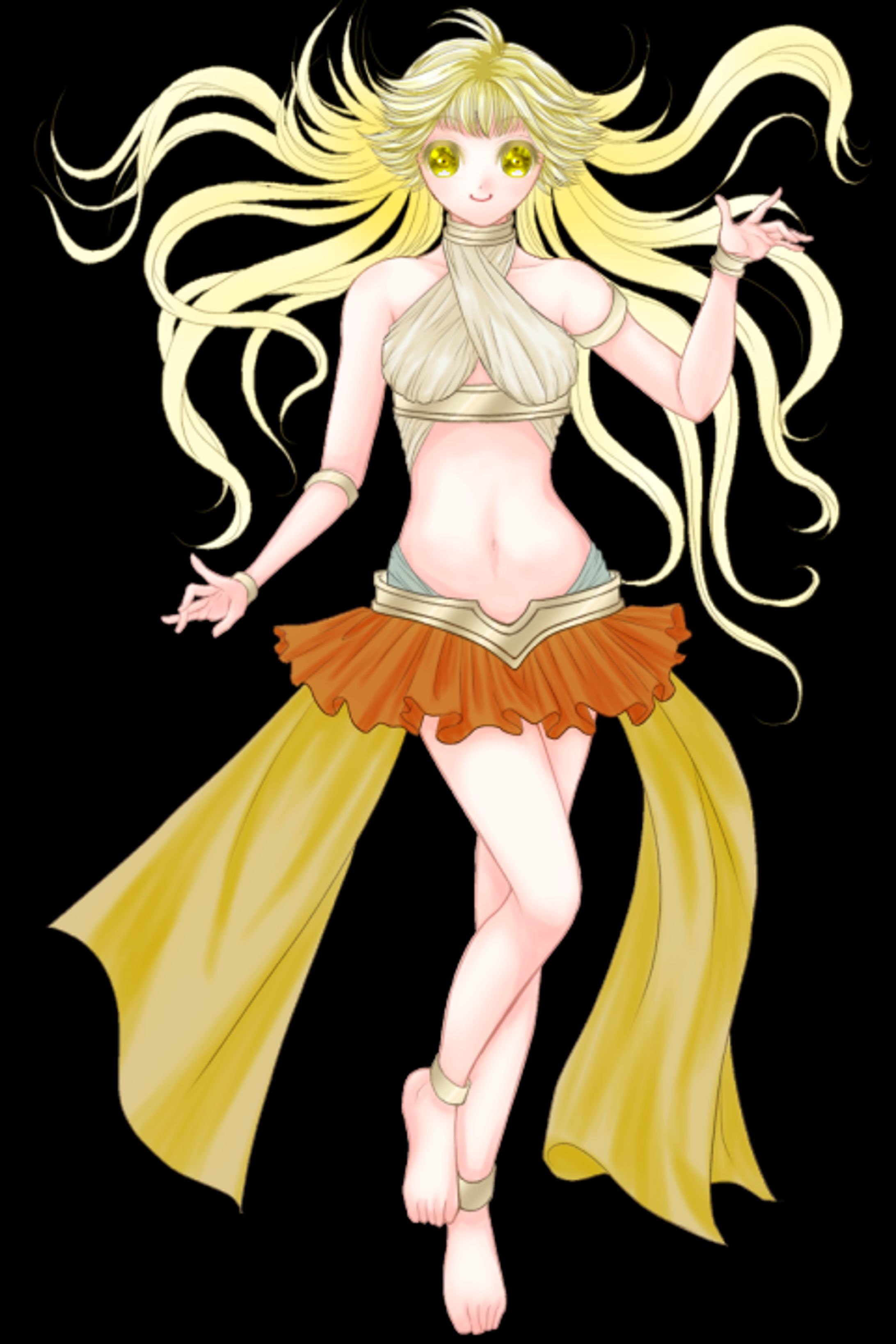 自作ゲームキャラ立ち絵：精霊-1