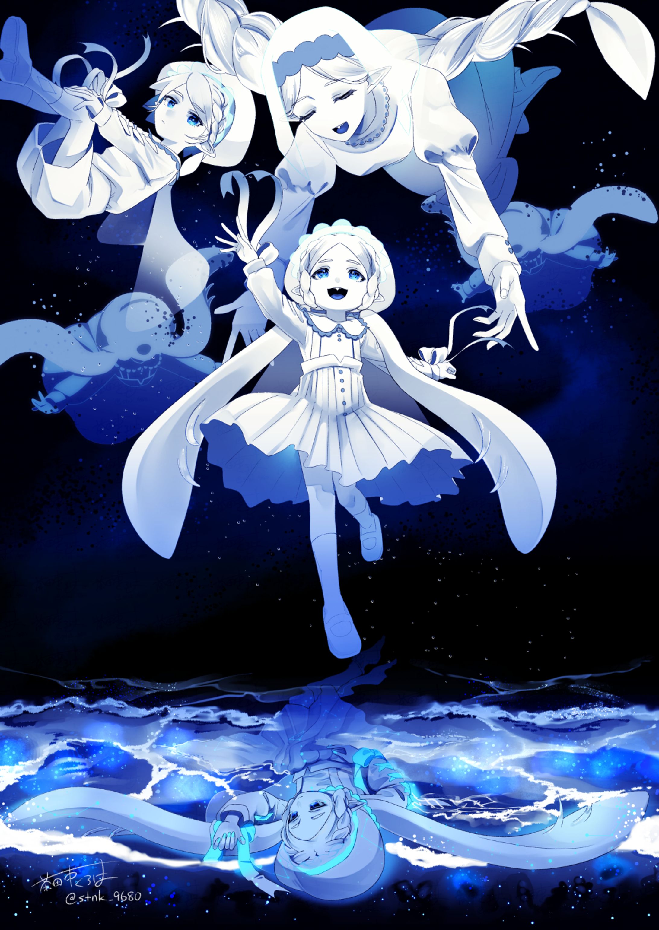 【創作🐟擬人化】まどろむ光-1