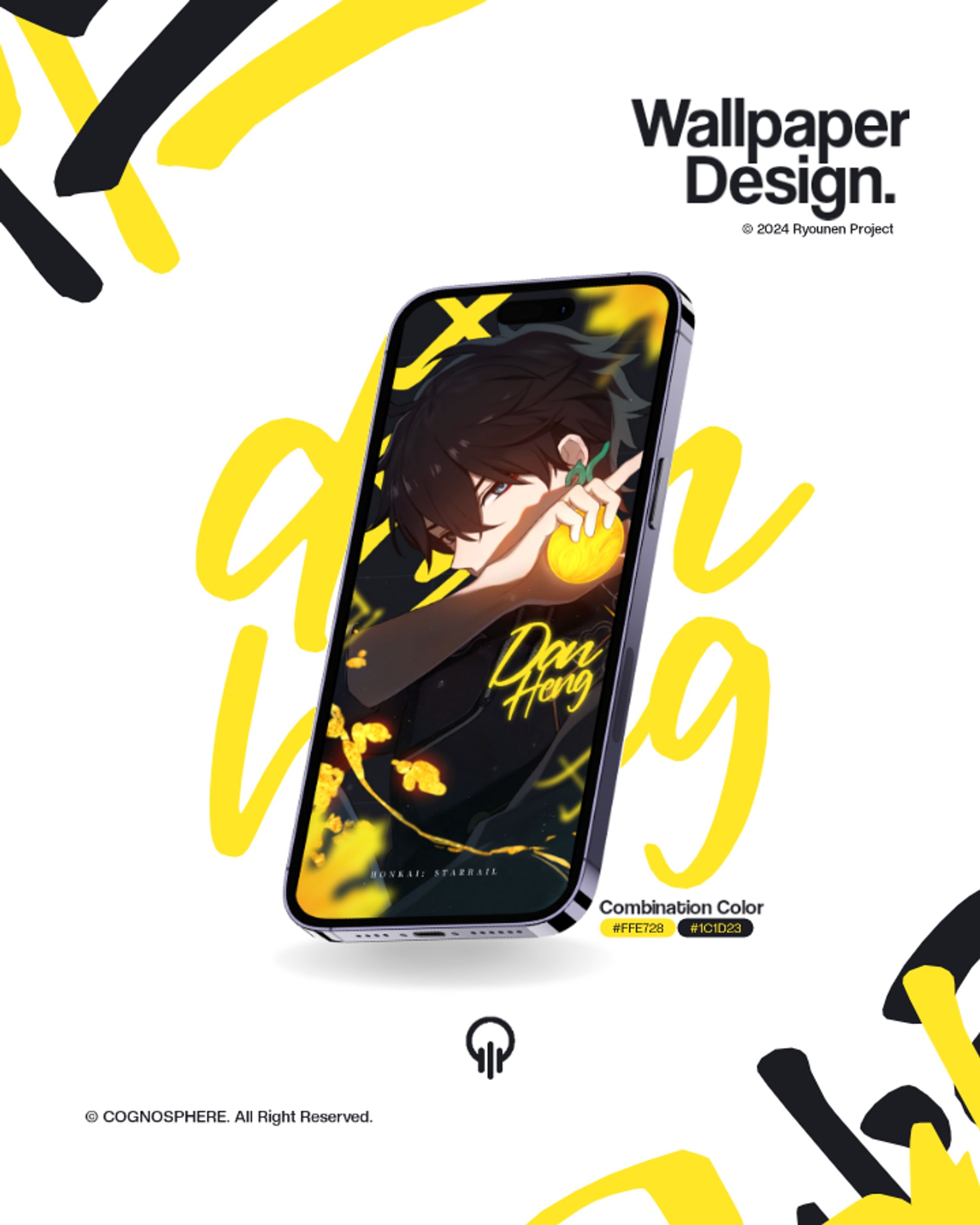 Mockup Wallpaper Design - Dan Heng (Honkai Starrail)-1