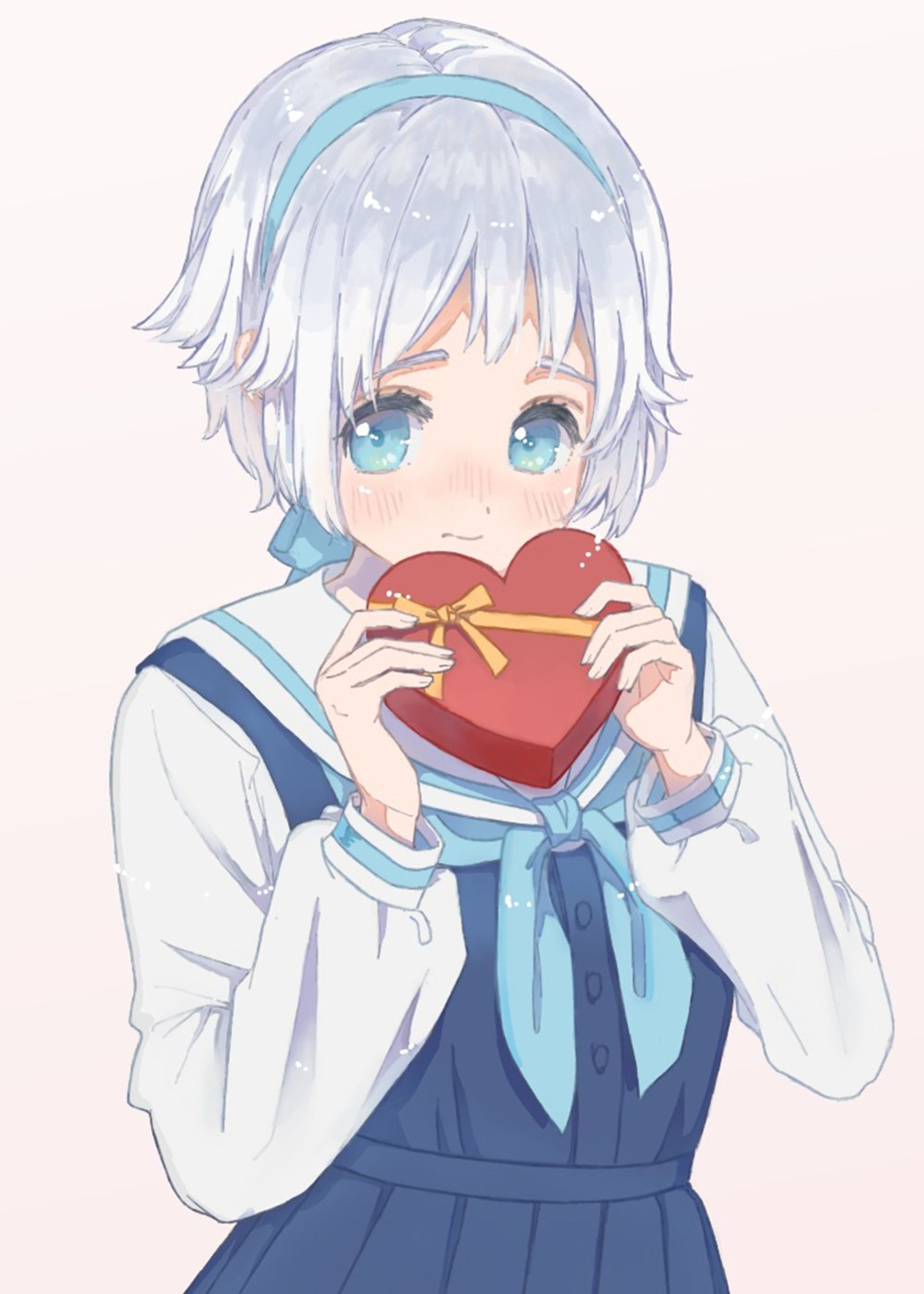 【オリジナル】セーラー服の女の子-1