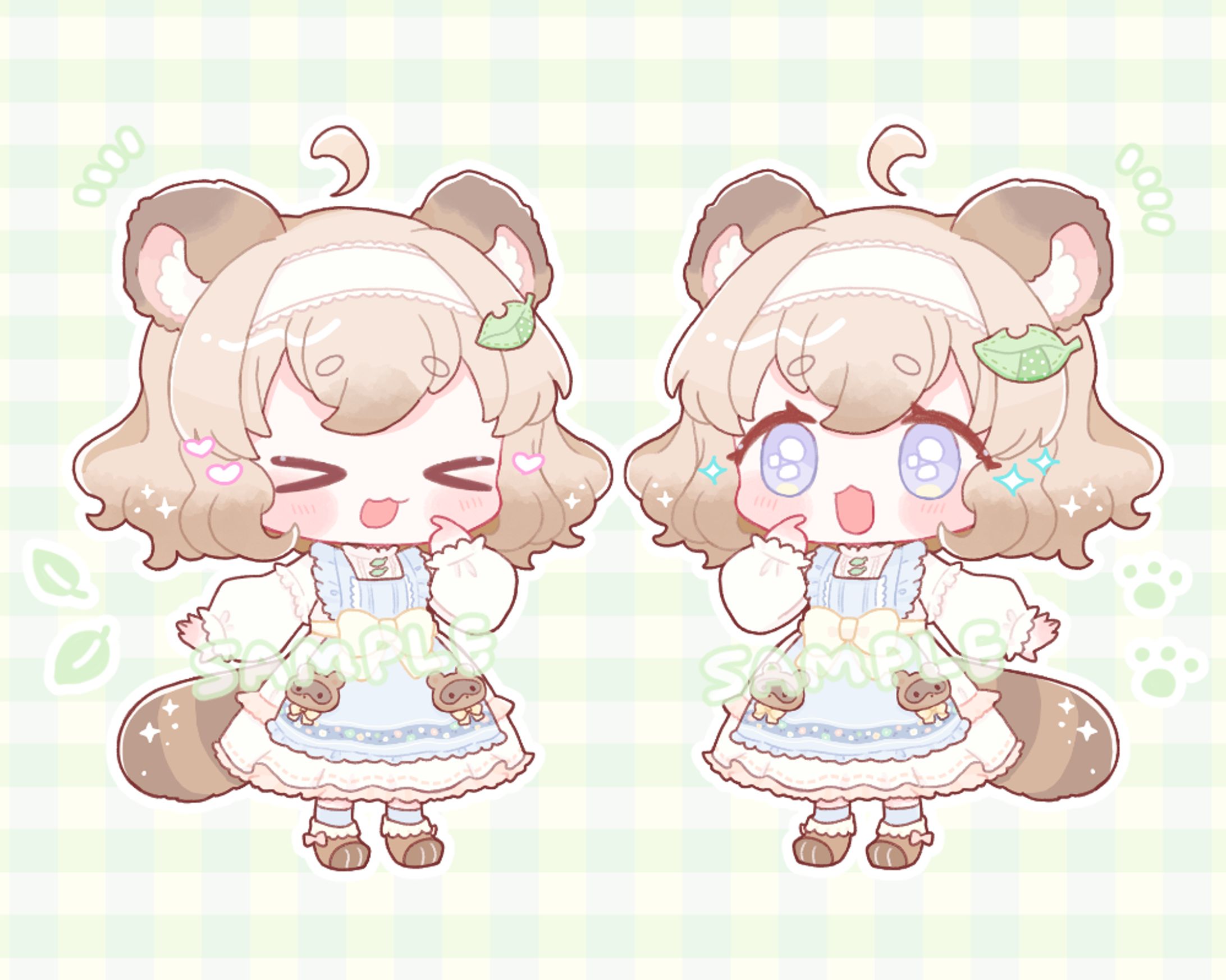 【お仕事】VTuber綿野ねまき様ミニキャライラスト-1