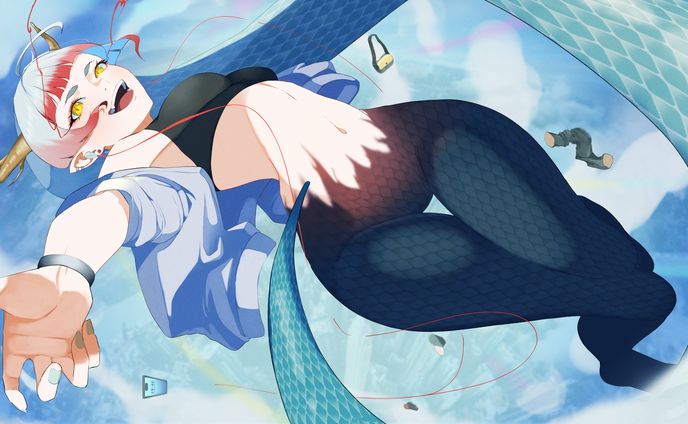 【辰年イラコン】龍の娘