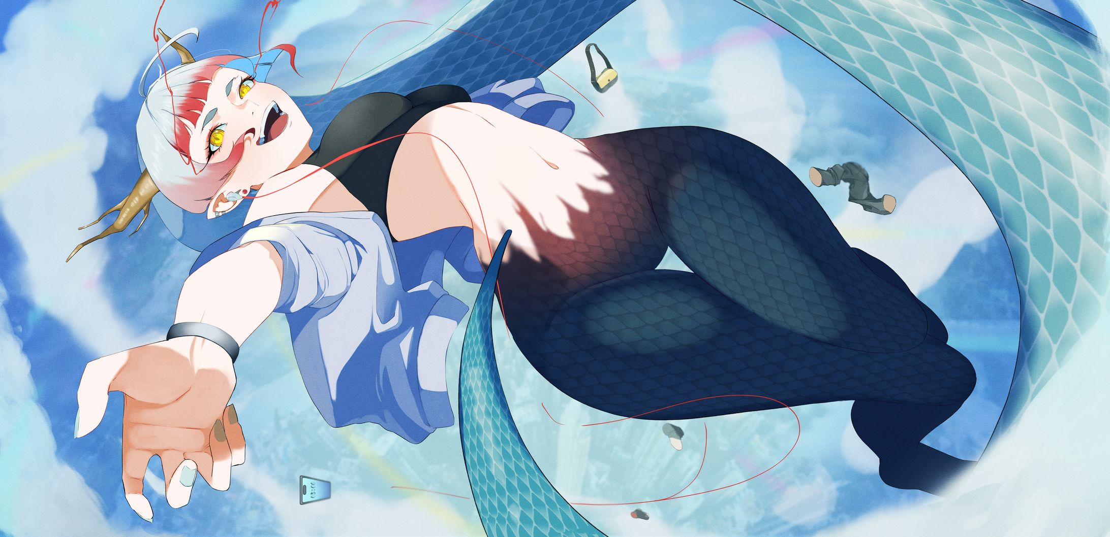【辰年イラコン】龍の娘-1