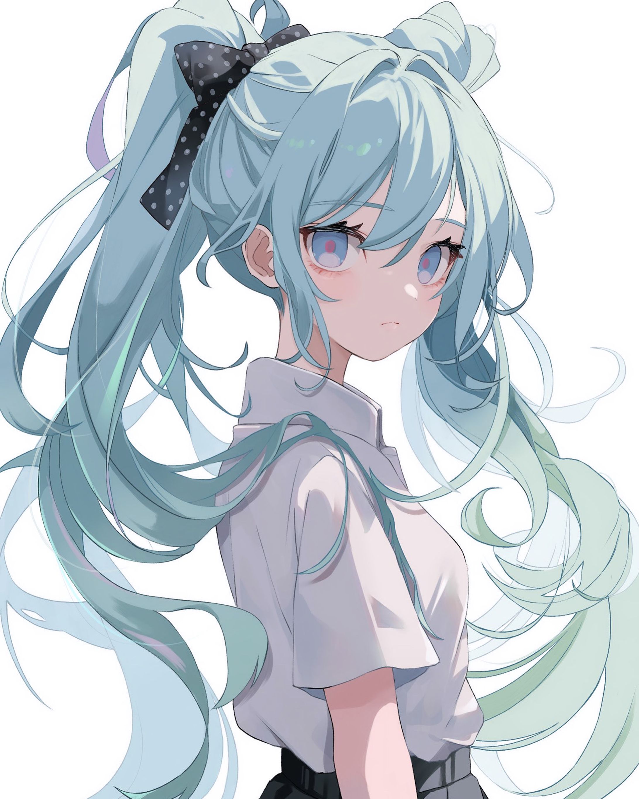 【二次創作】制服ミク-1