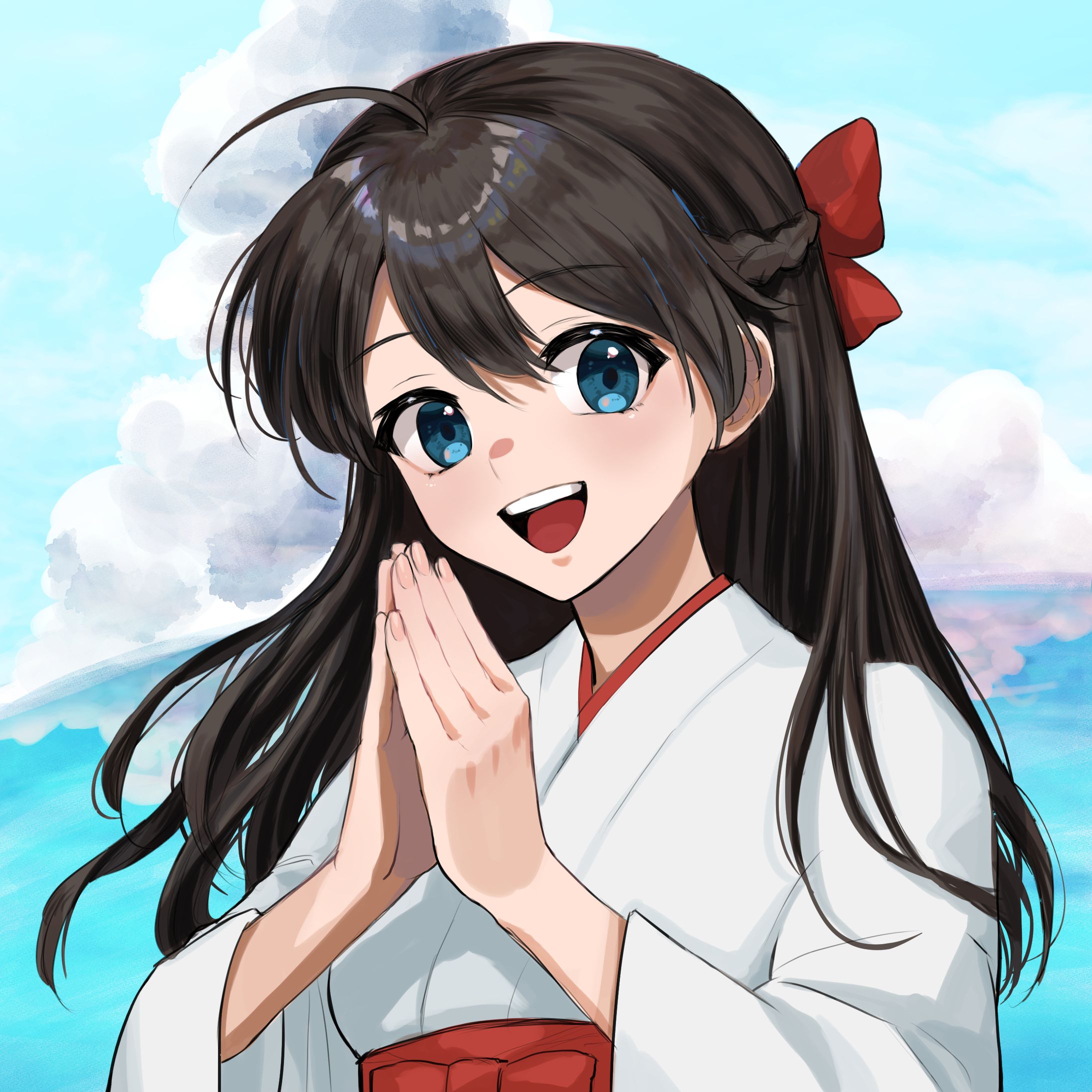 電脳みくに神社様応援イラスト-1
