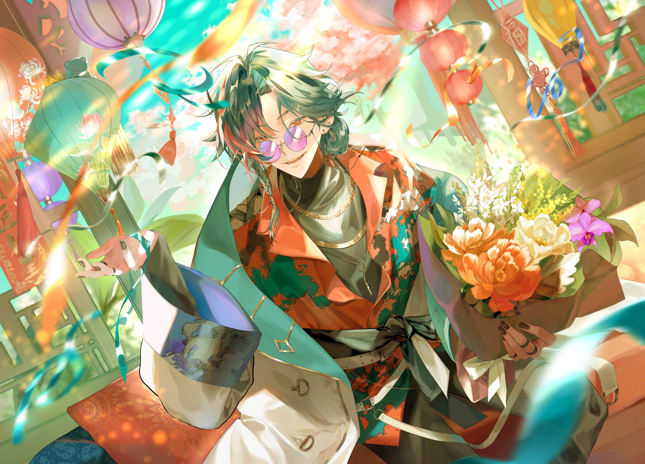 【非公式】にじさんじ所属　魁星様　2025誕生日応援広告イラスト-1