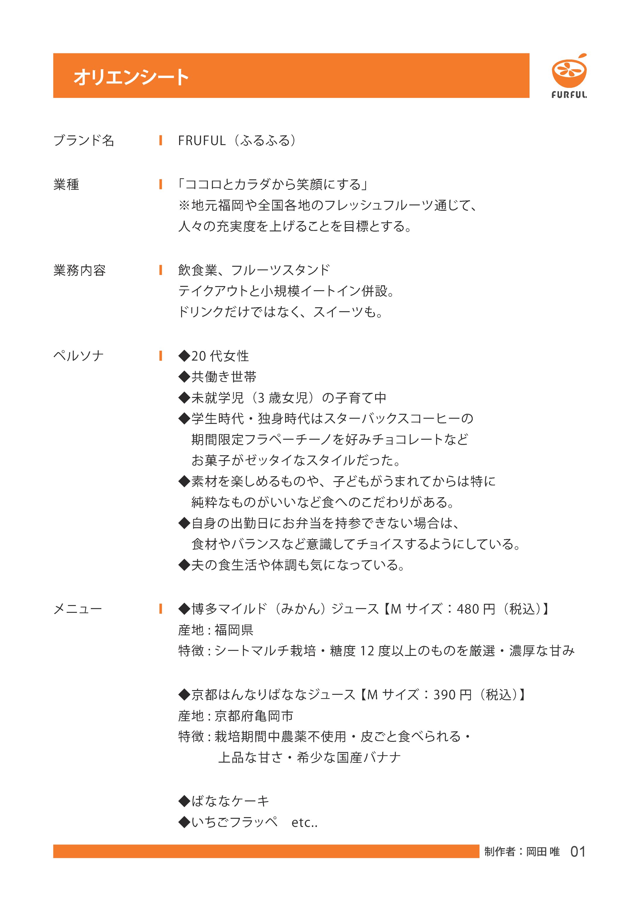 フルーツスタンド『FRUFUL』ブランディングPJ-1