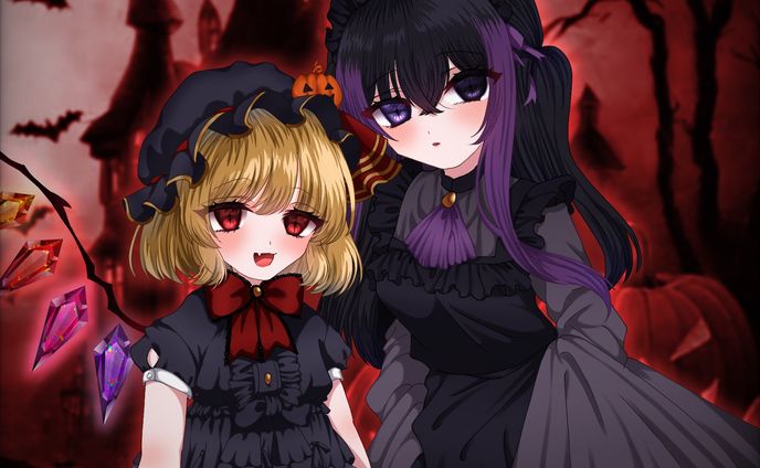 ハロウィン夢絵(コテキャ人間時)