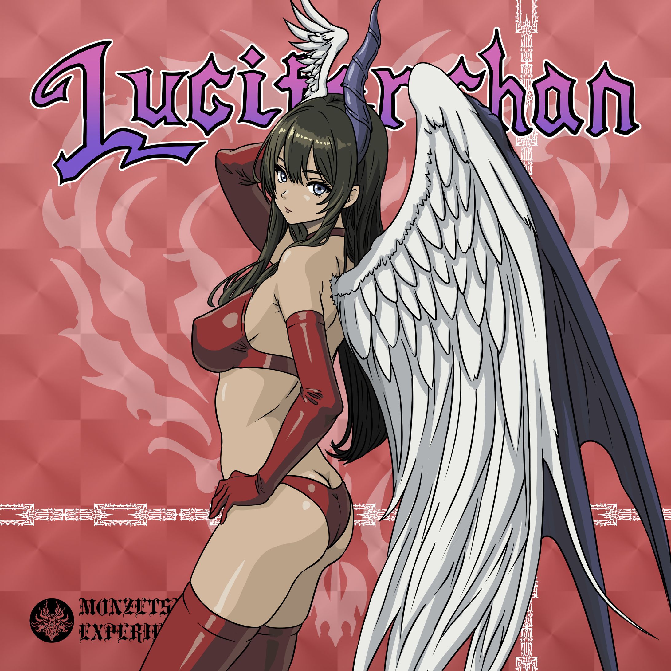 悶絶シールコレクション Lucifer chan & Michael chan 4種セット-1