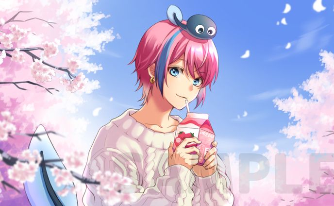 配信サムネイル用イラスト　サンプル