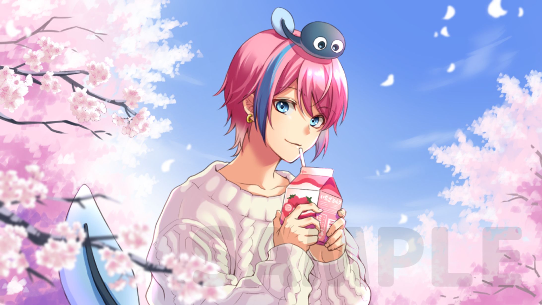 配信サムネイル用イラスト　サンプル-1