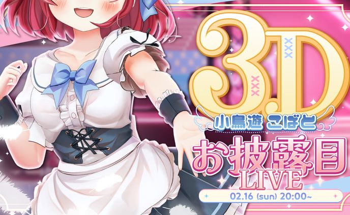 総額500万_3Dお披露目ライブ