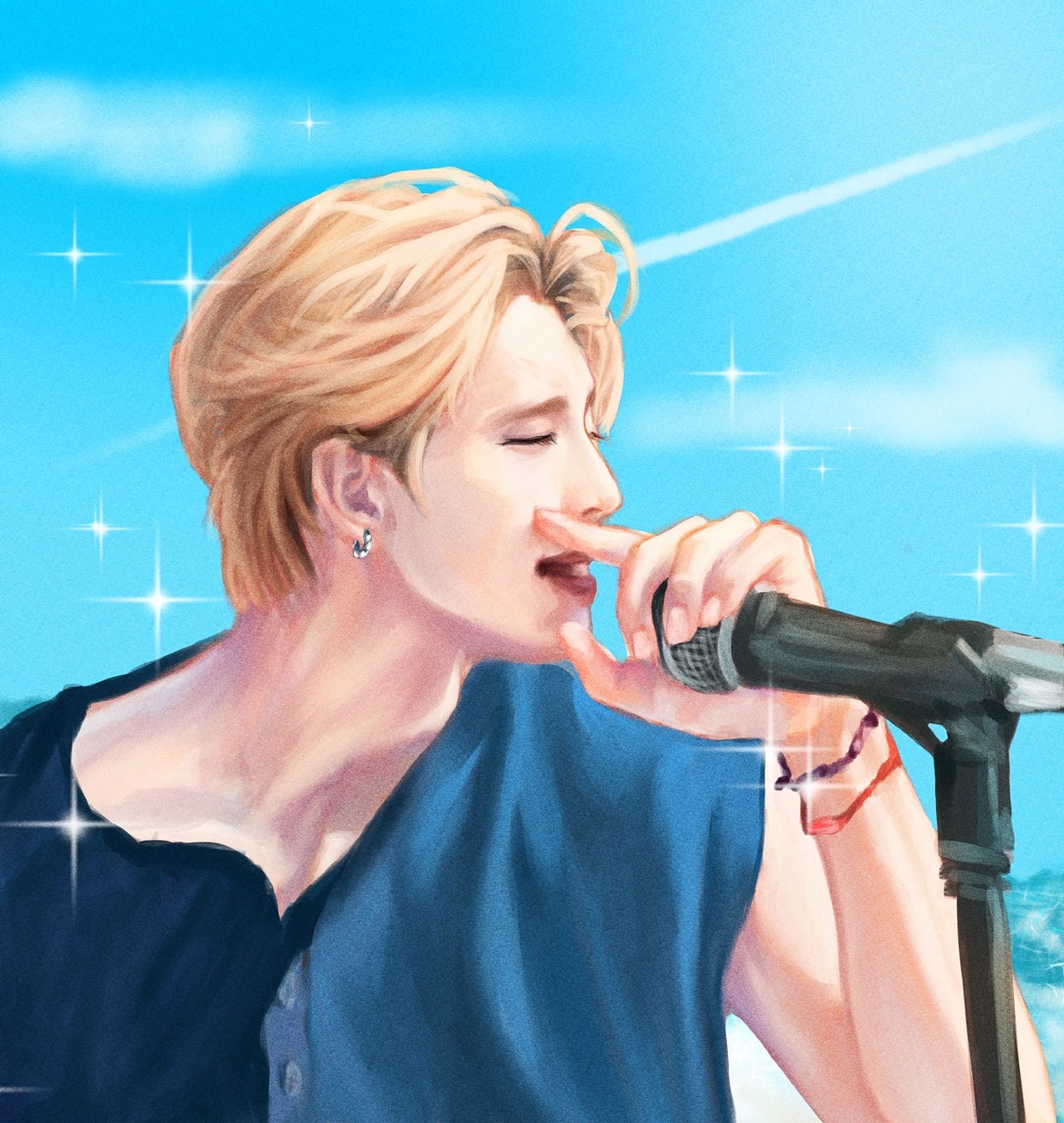 Straykids ハン MVファンアート-1