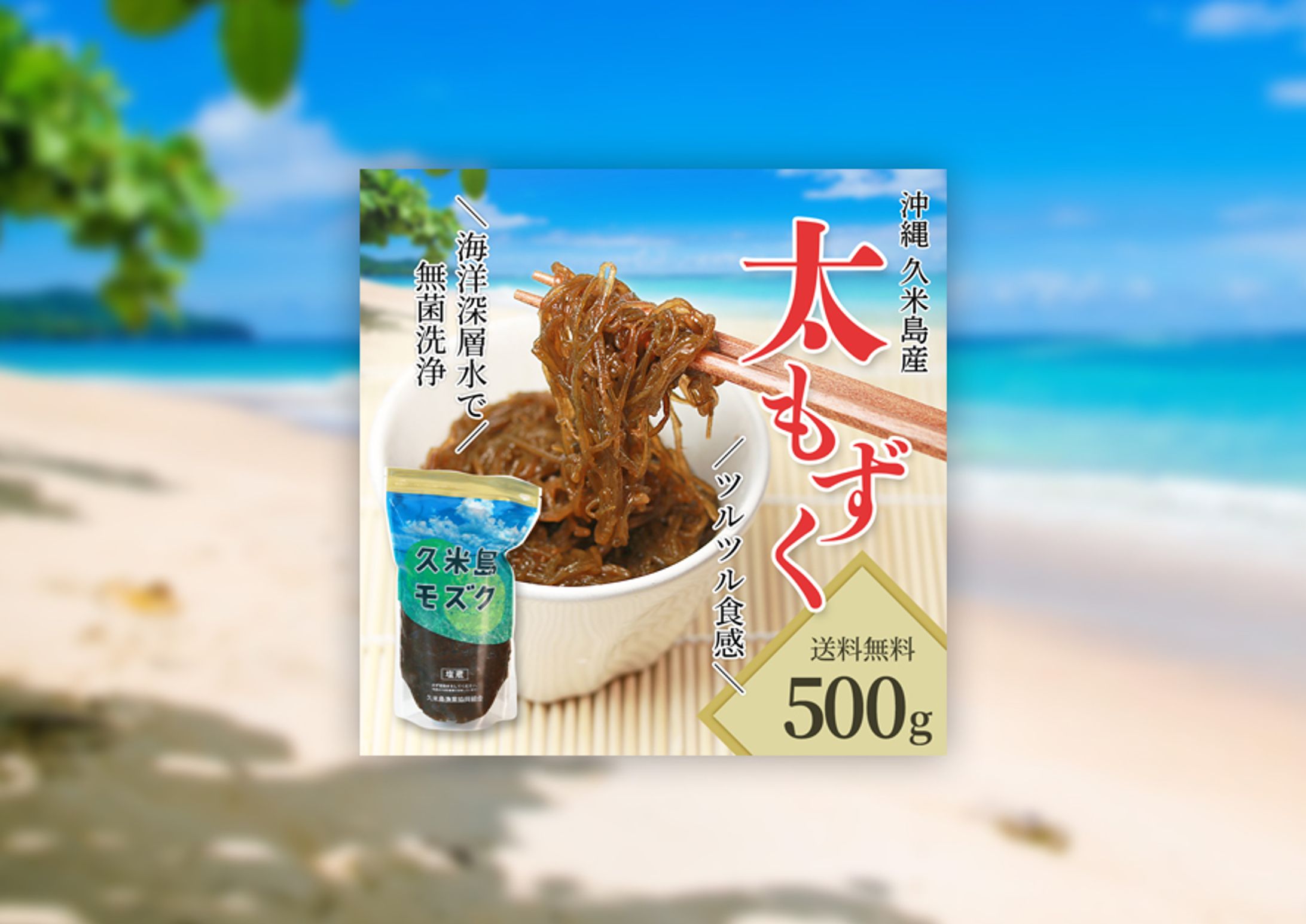【EC商品バナー】久米島産 太もずく-1