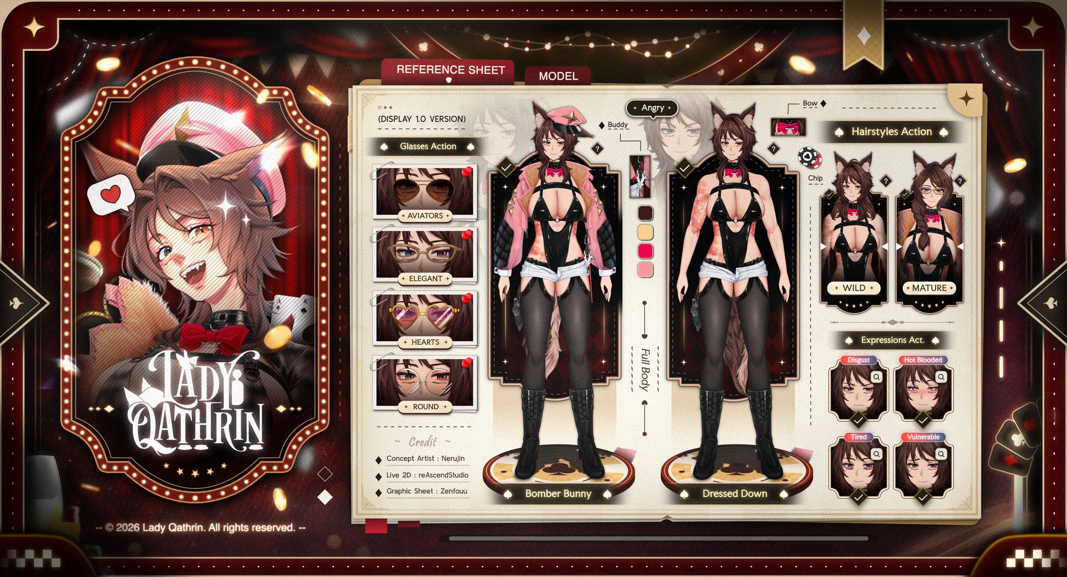 CODE:050 - Lady Qathrin Reference Sheet Background Graphic-1