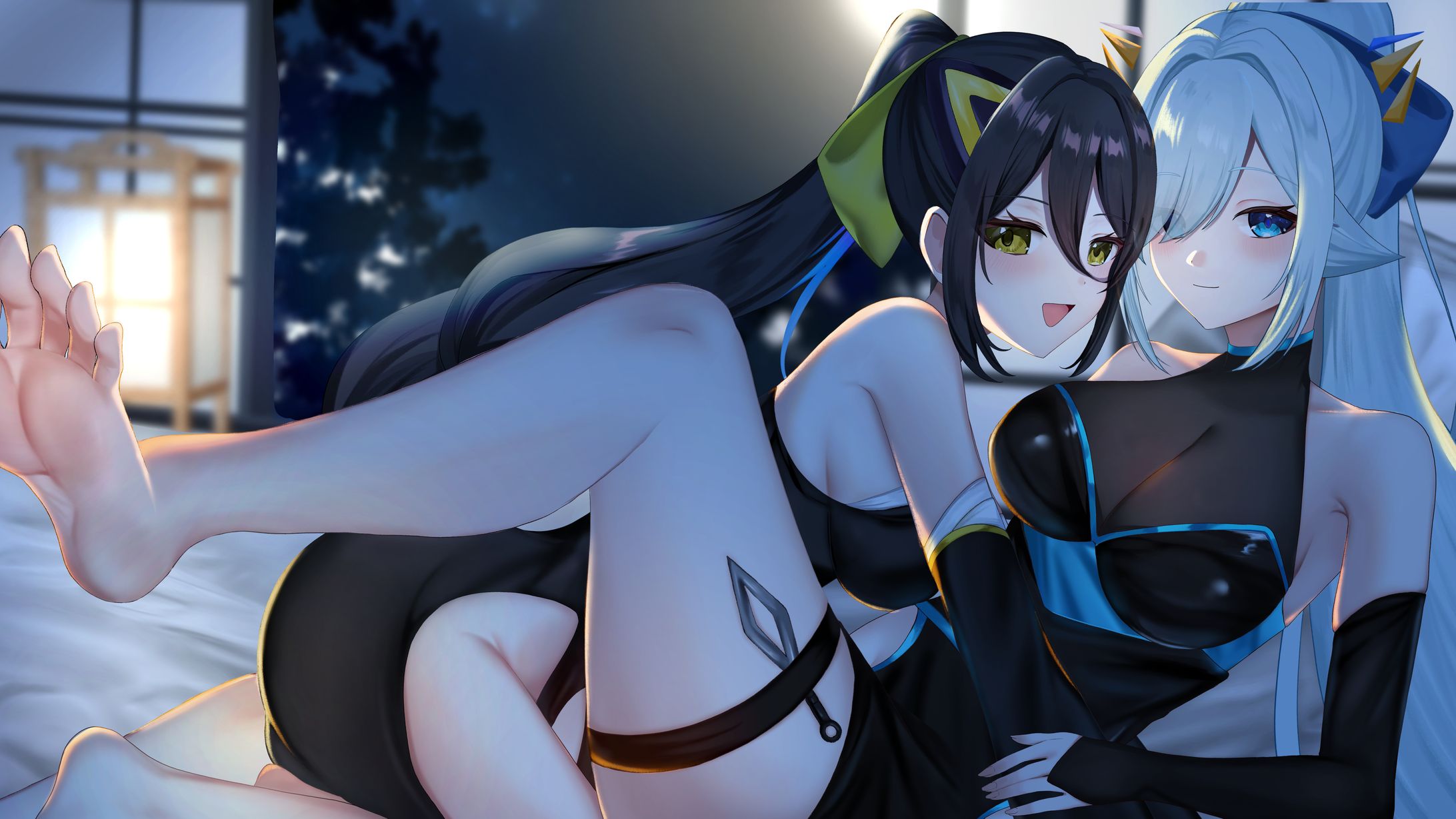 個人活動者 水瀬ネオン様/ASMR用イラスト-1