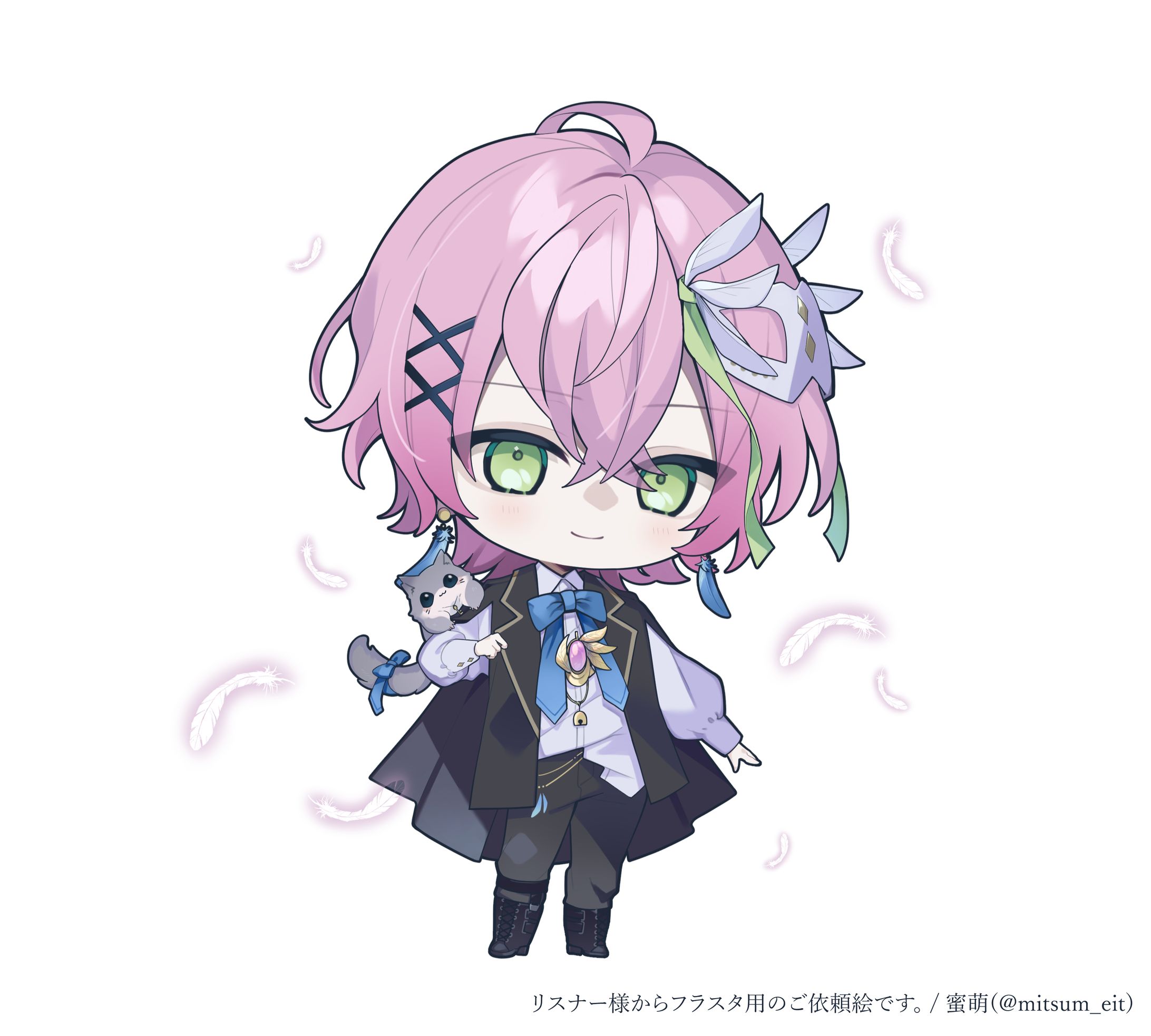 フラスタ用イラスト※リスナー様からご依頼-1