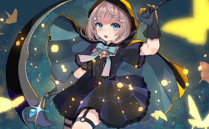 desucoco様ハロウィーン配信用イラスト