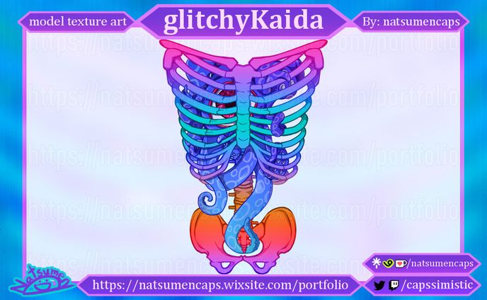 glitchyKaida shirt design
