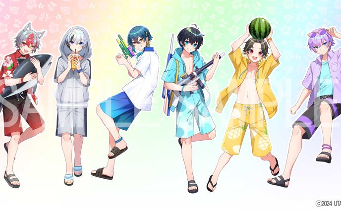 株式会社ウタイテ様「すぱどりオリジナル楽曲」MVイラスト