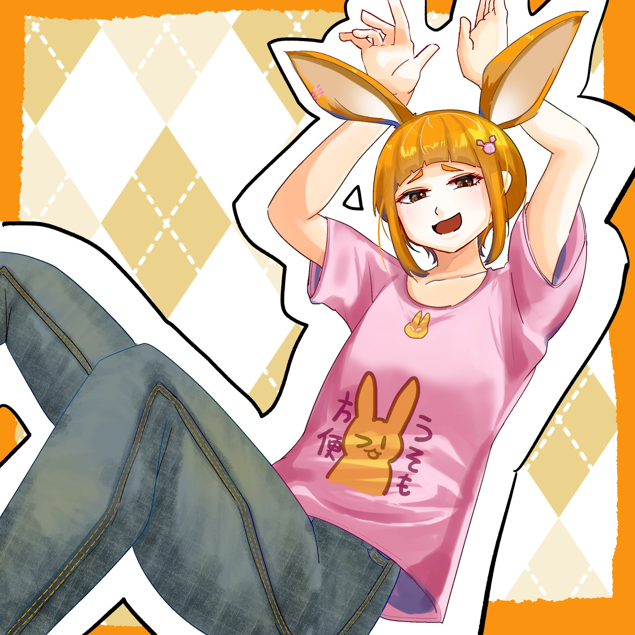 うさぎ耳の女の子-1