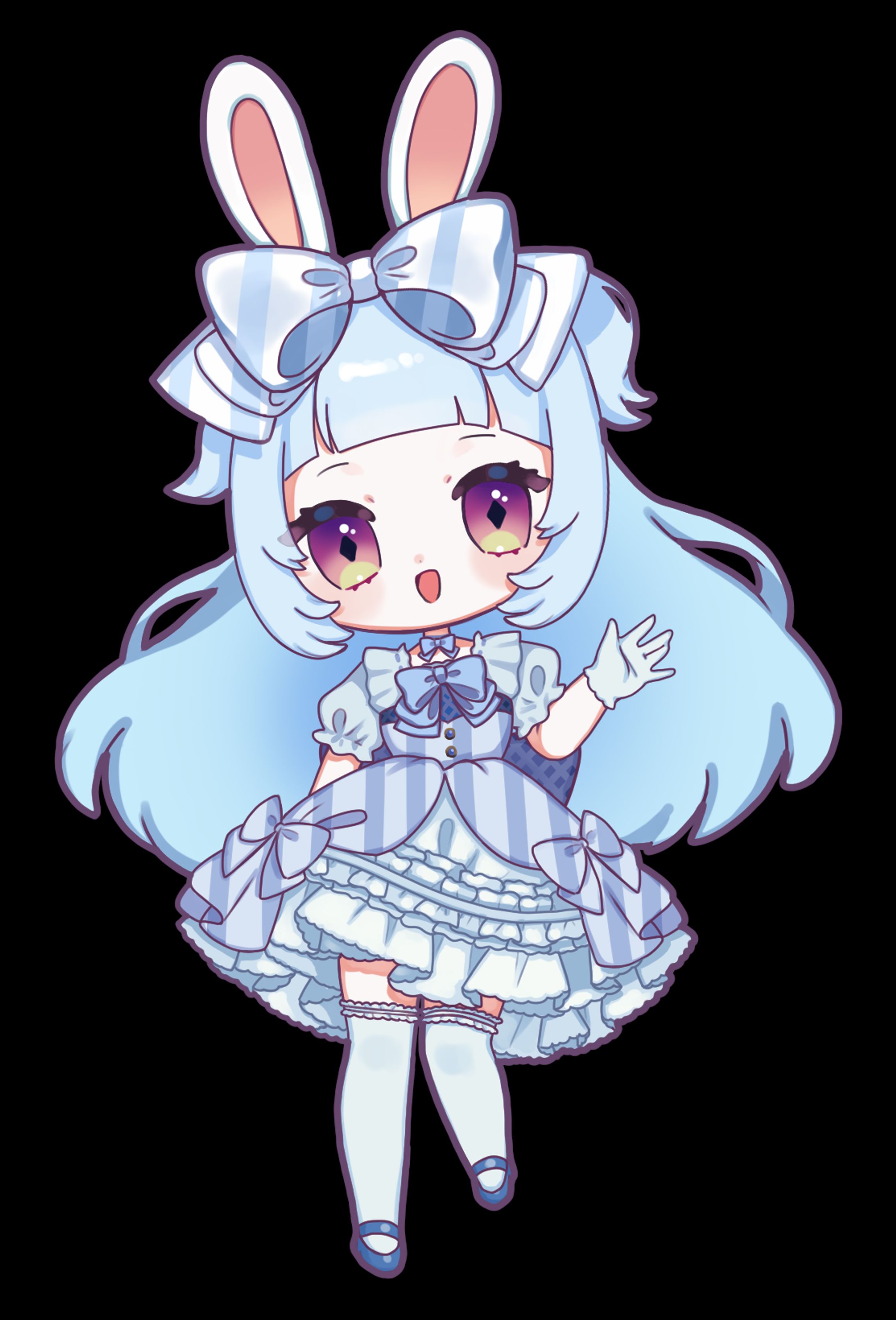 【ミニキャライラスト】月崎ひなゆ様-1