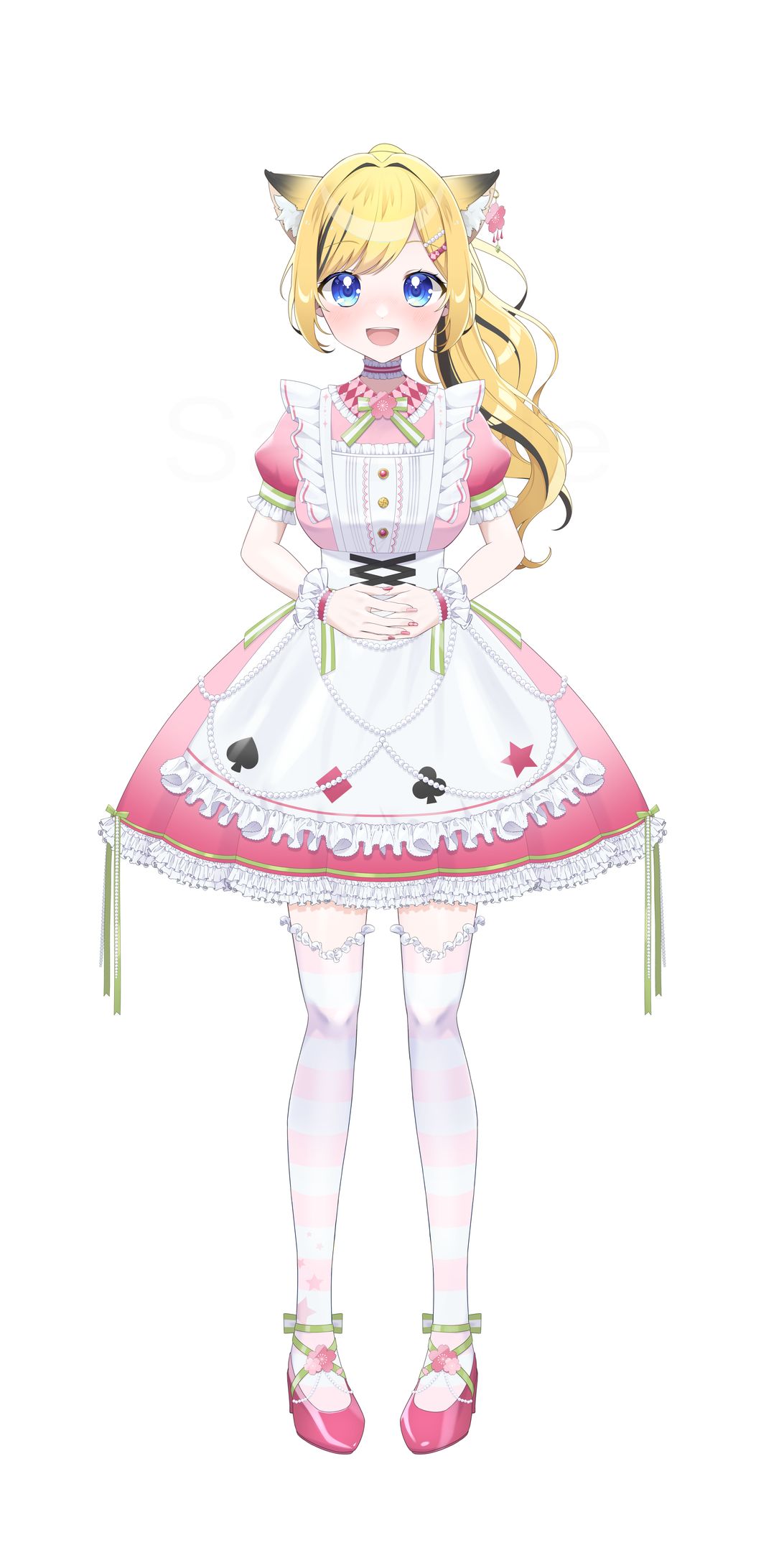 ホリデー パーティー 絵 木星人の絵たち 星桜うた様 新衣装立ち絵【アリス風衣装】