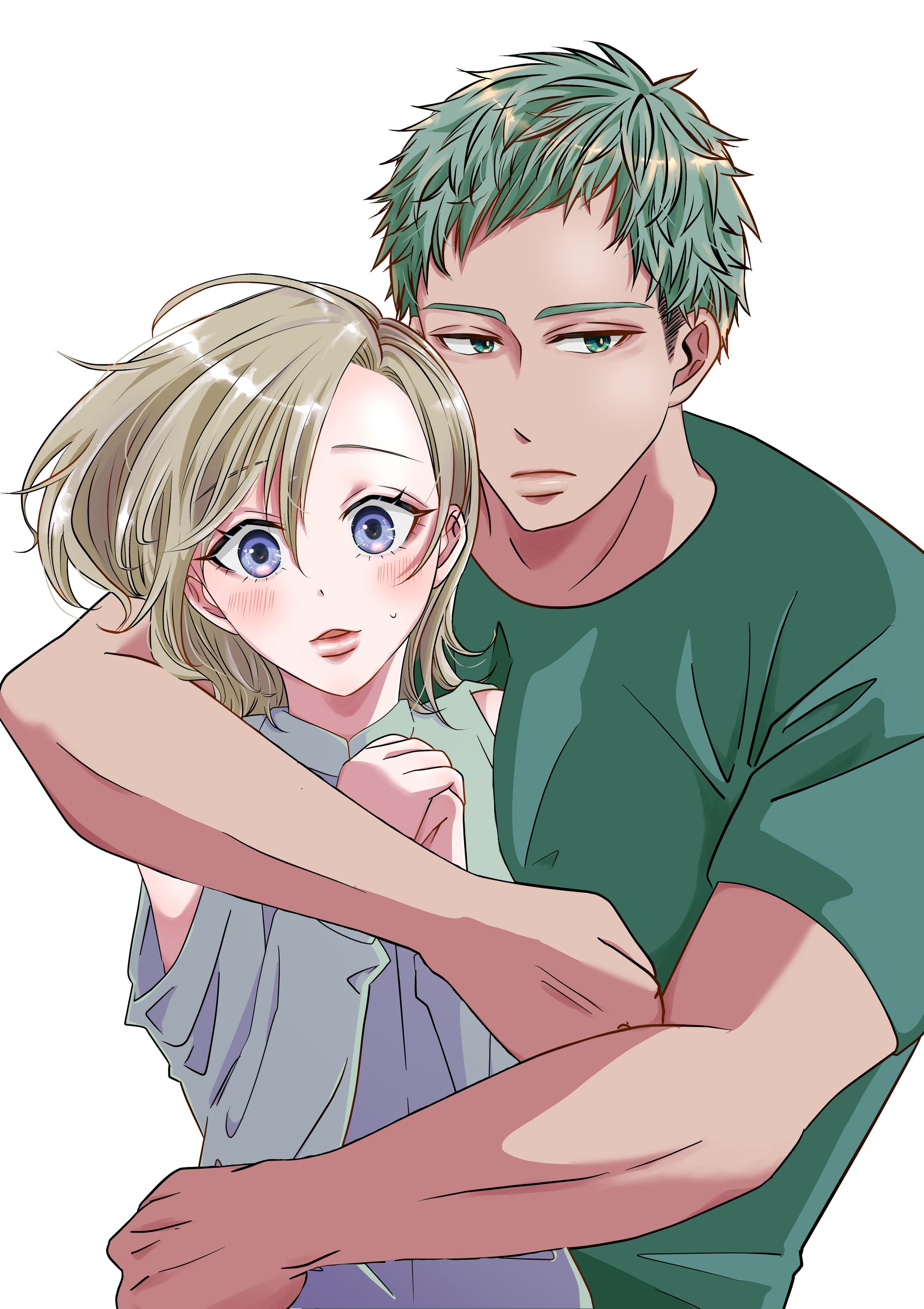 【サンプル】カップルイラスト　TL 恋愛漫画　表紙イメージ-1