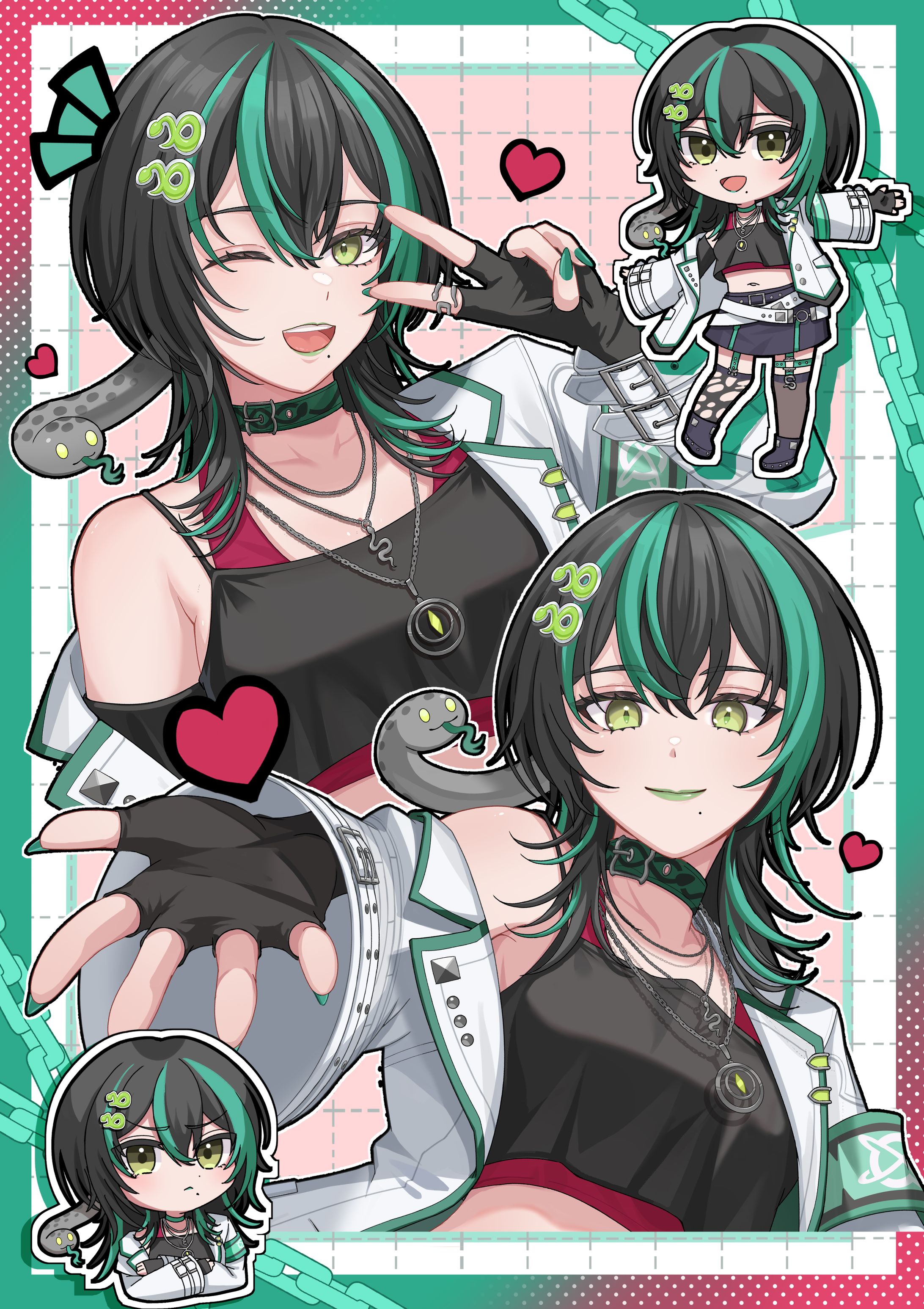 【イラスト】個人Vtuber様ご依頼イラスト-1