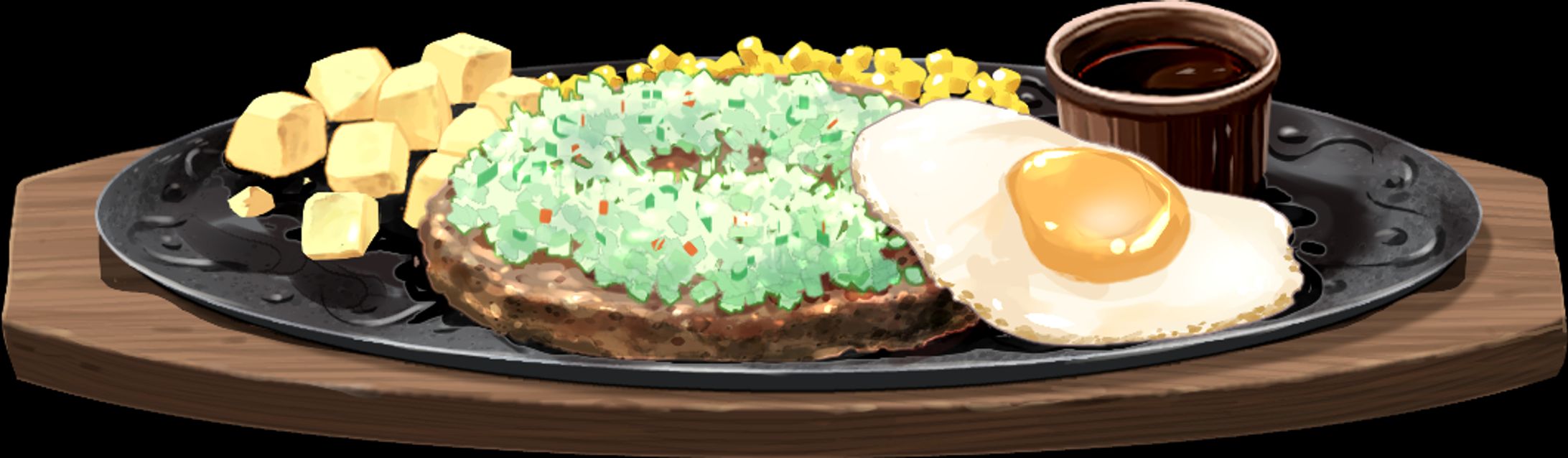 サイゼ◯ヤ（ディアボラ風ハンバーグ）-1