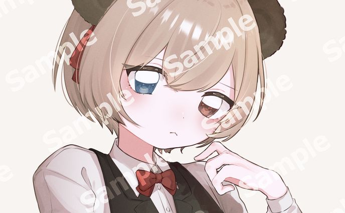 等身イラスト バストアップ サンプル